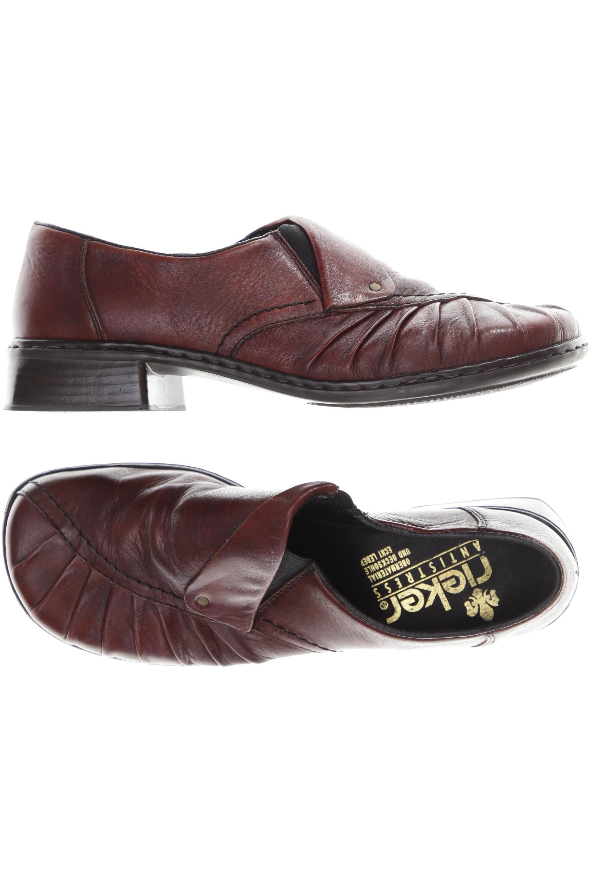 

Rieker Damen Halbschuh, rot, Gr. 39