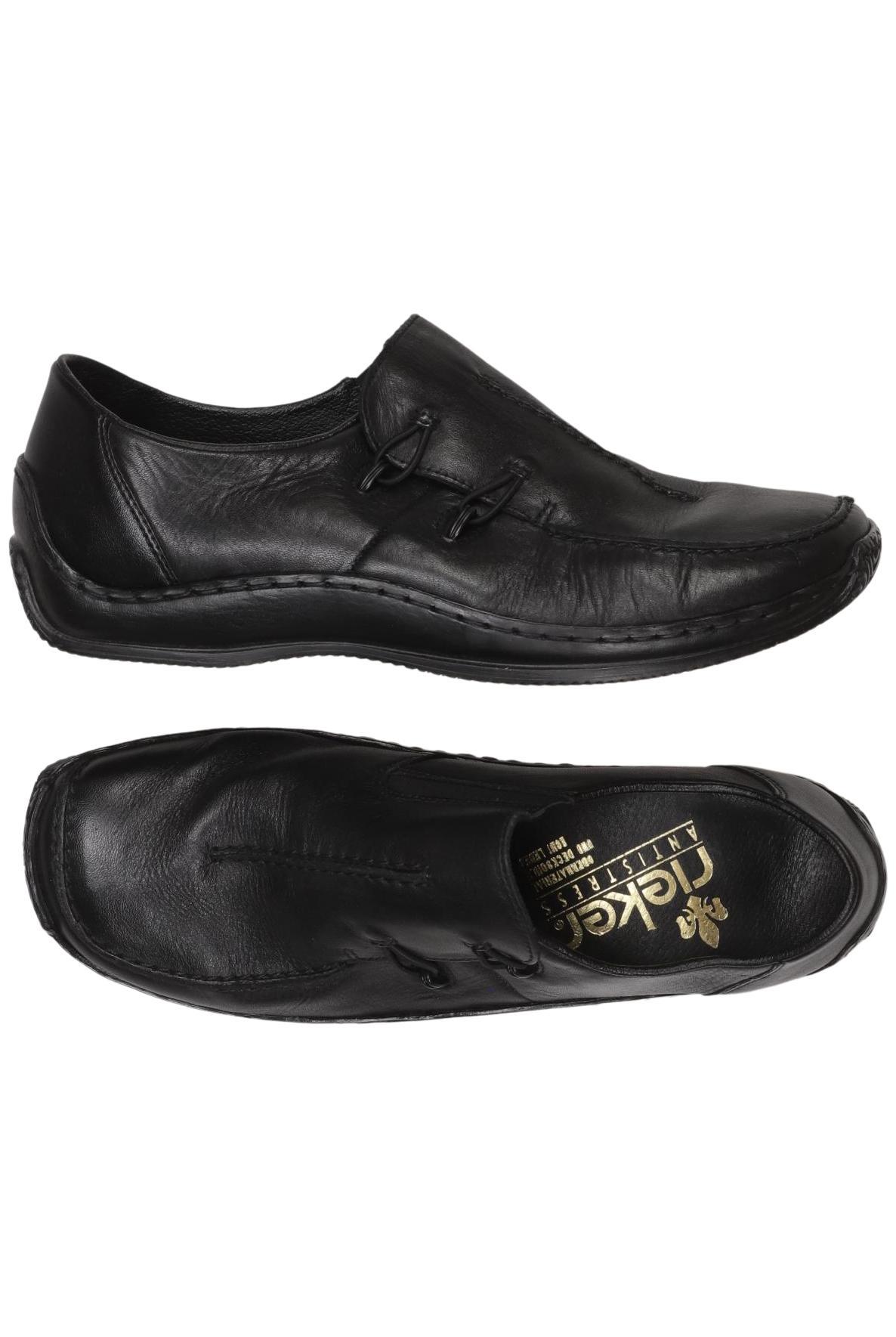 

Rieker Damen Halbschuh, schwarz, Gr. 38