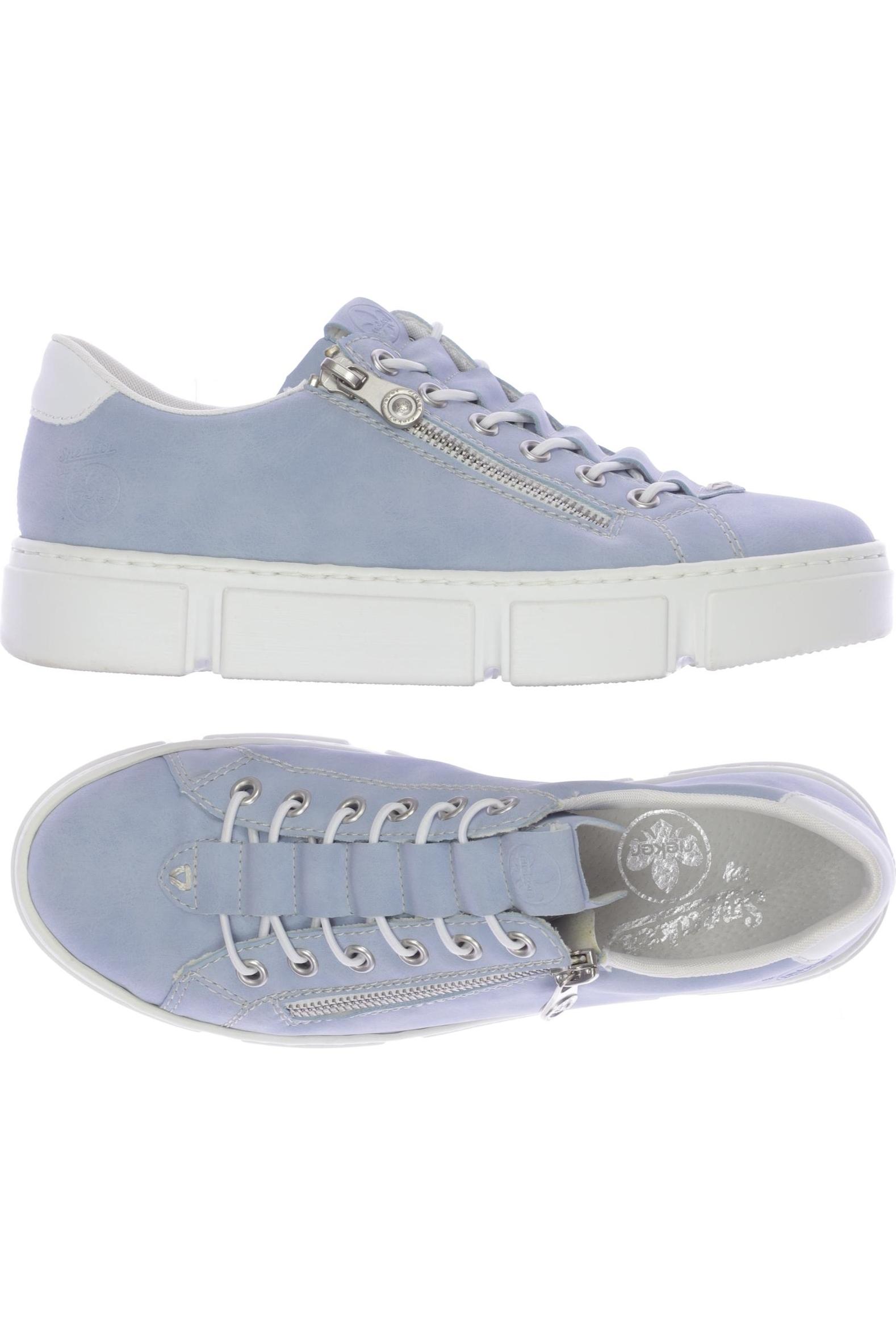 

Rieker Damen Halbschuh, hellblau, Gr. 38