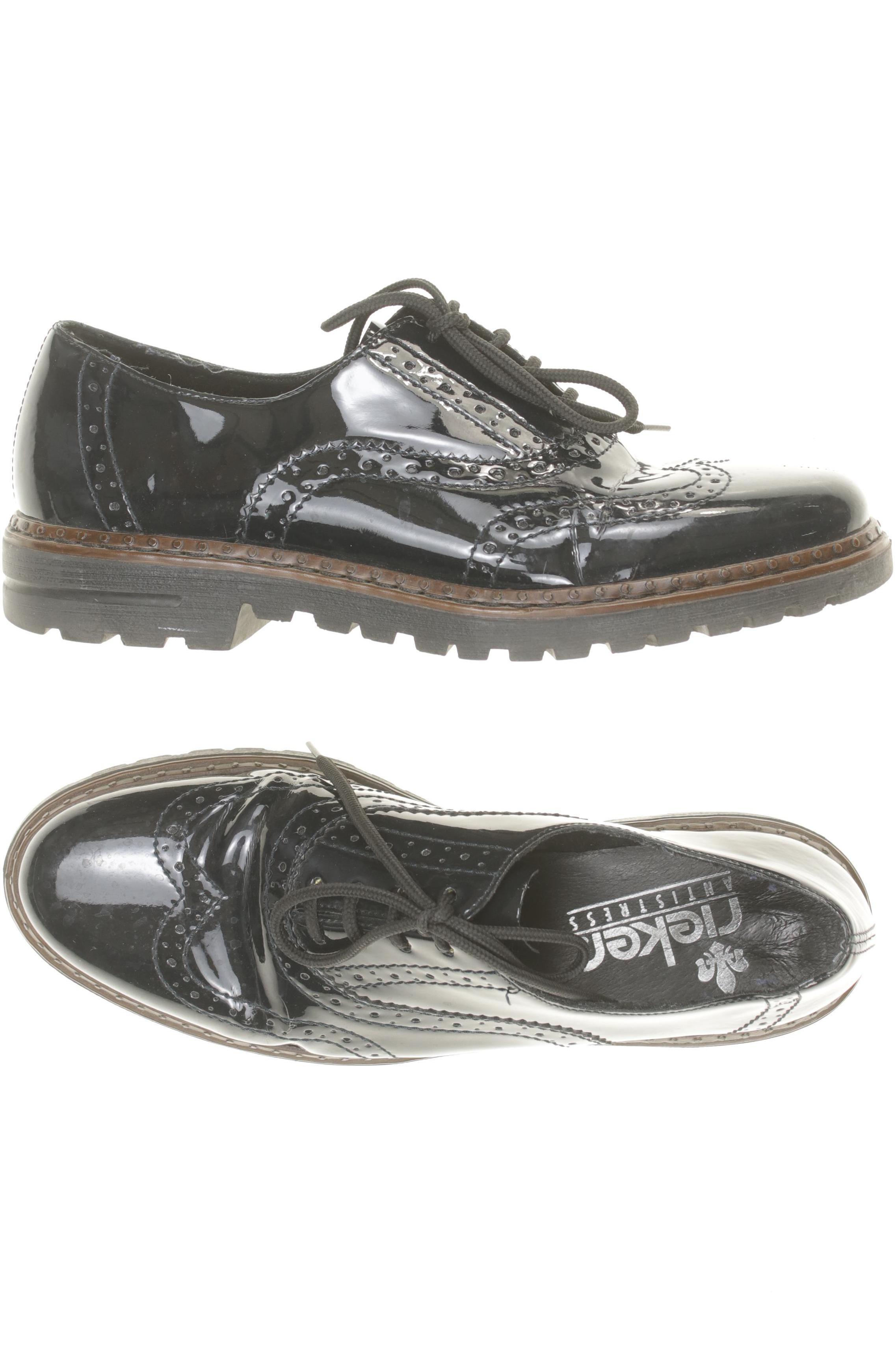 

Rieker Damen Halbschuh, schwarz, Gr. 39