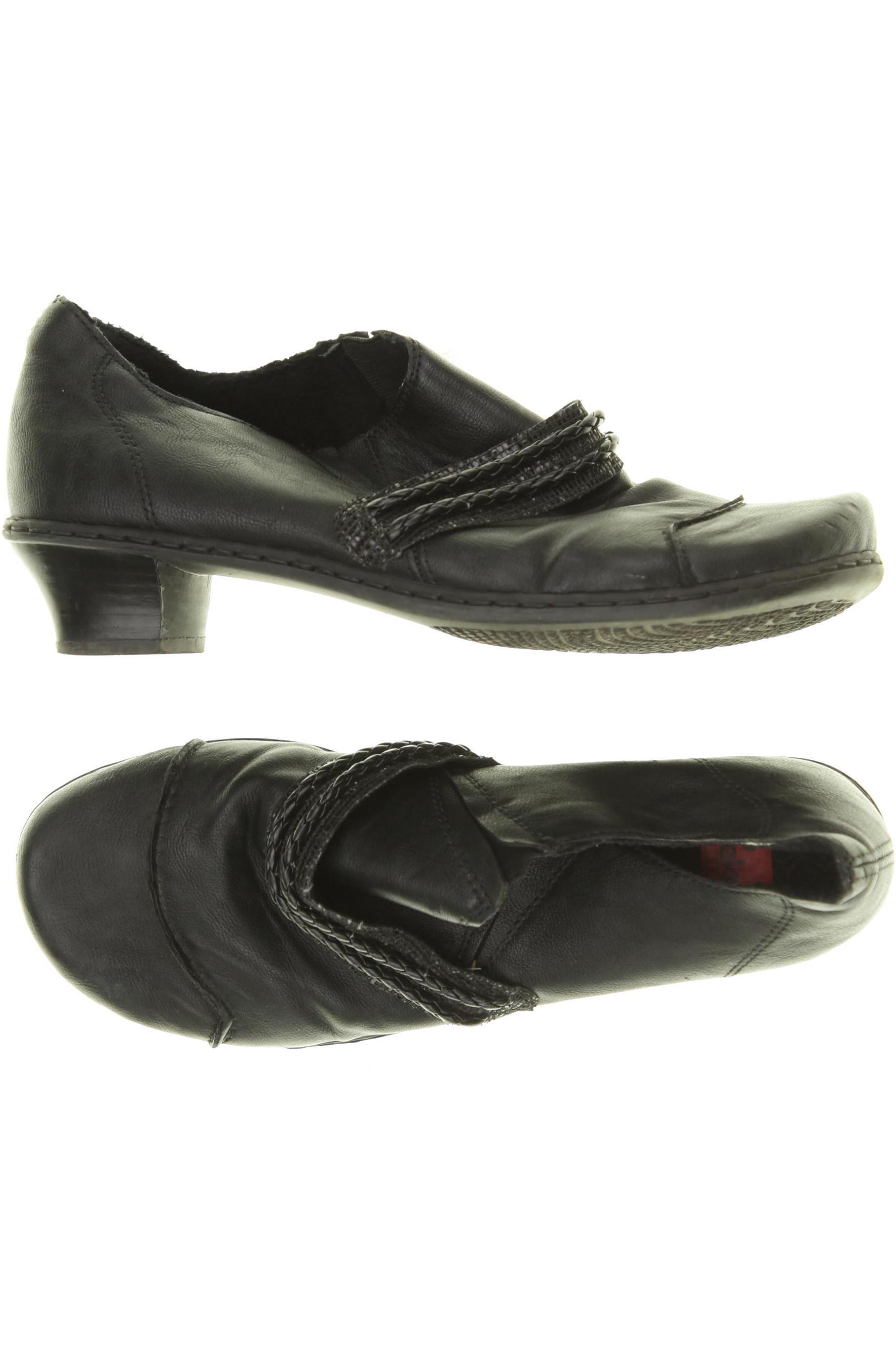 

Rieker Damen Halbschuh, schwarz, Gr. 38