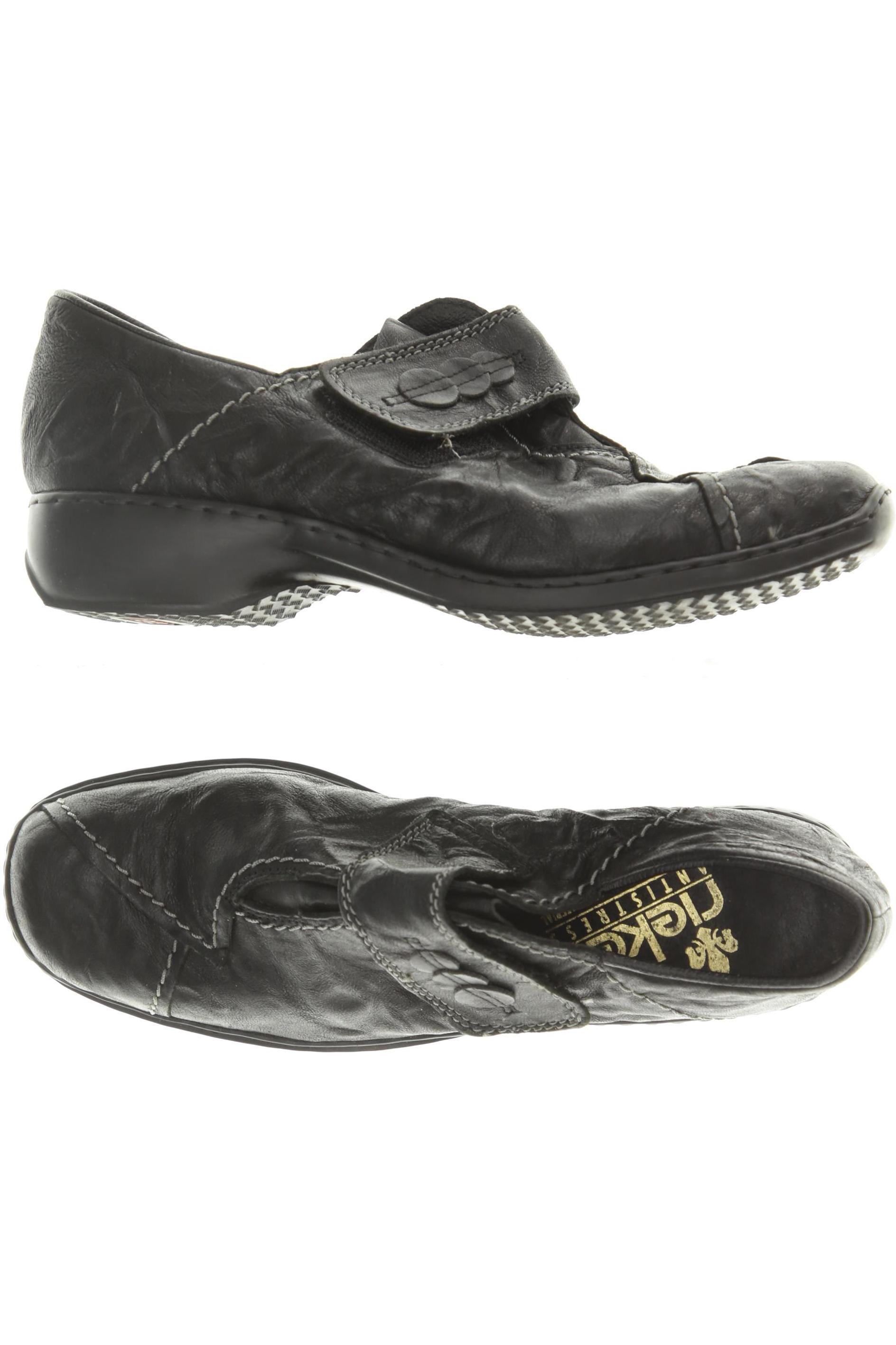 

Rieker Damen Halbschuh, schwarz, Gr. 40