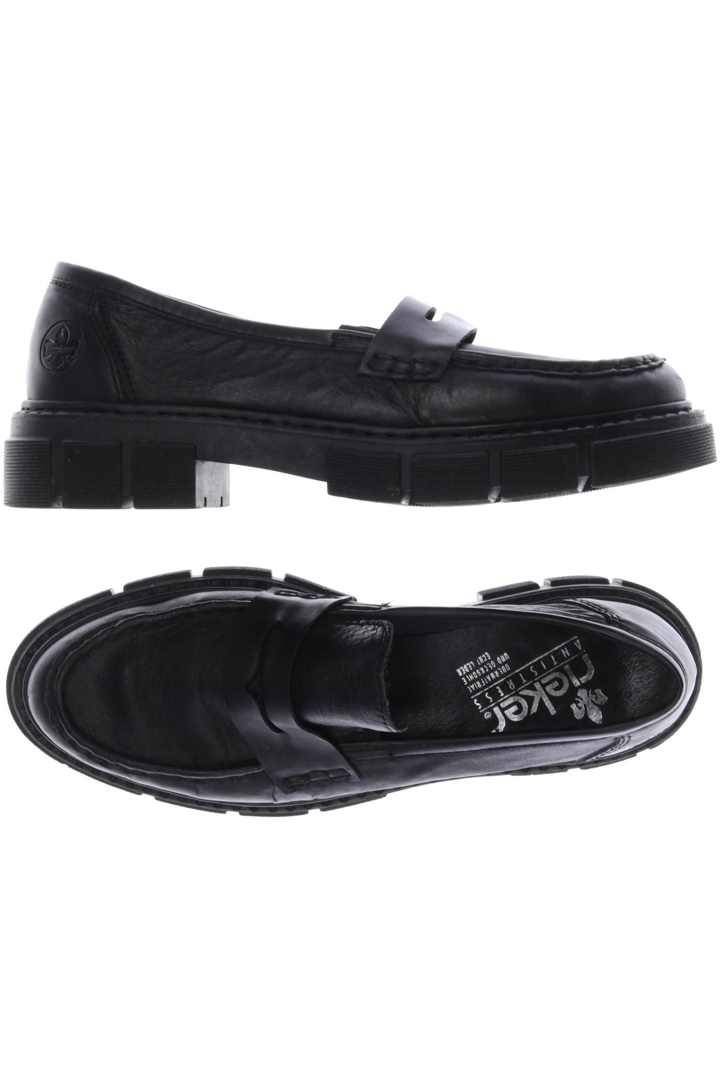

Rieker Damen Halbschuh, schwarz, Gr. 42