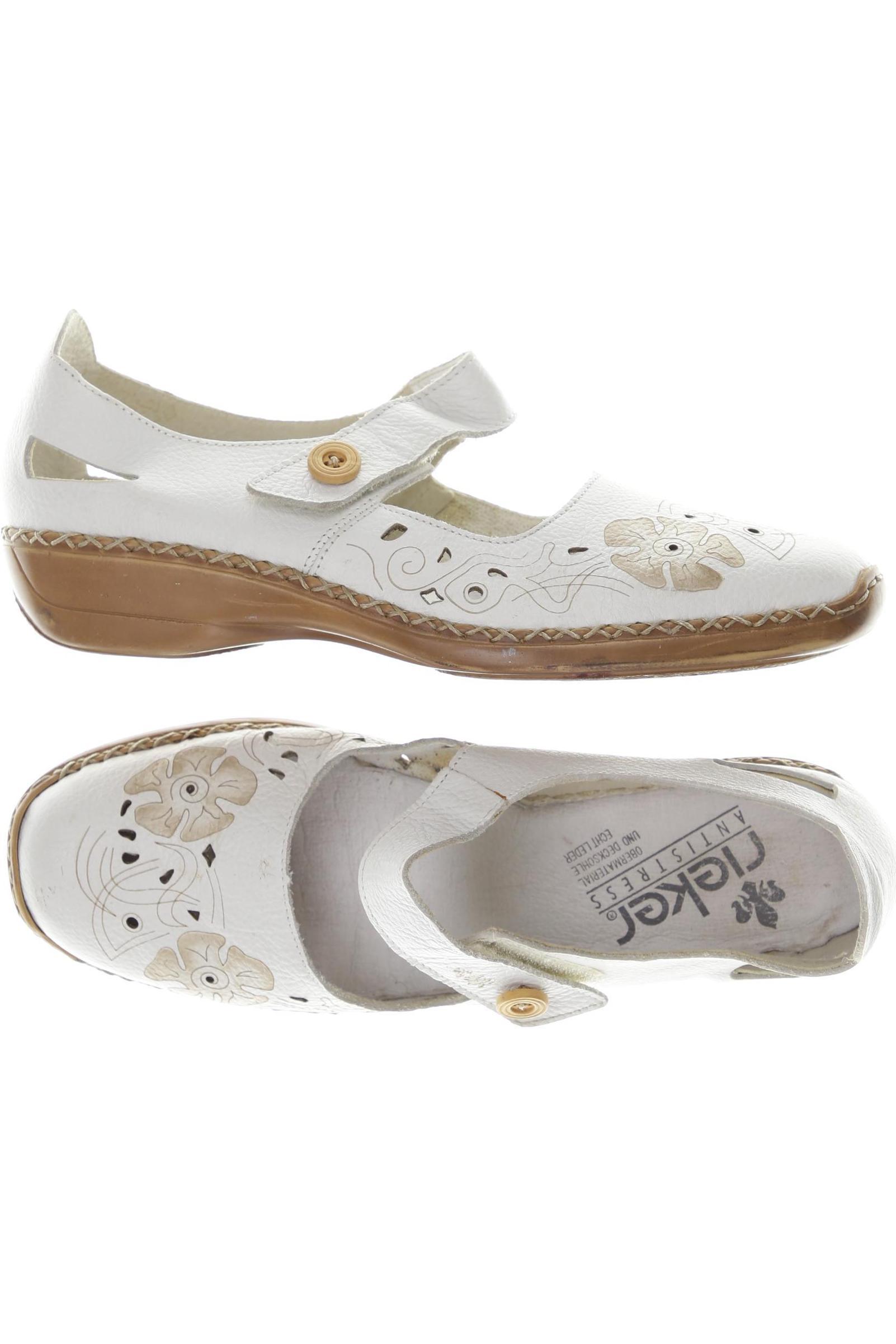 

Rieker Damen Halbschuh, weiß, Gr. 39