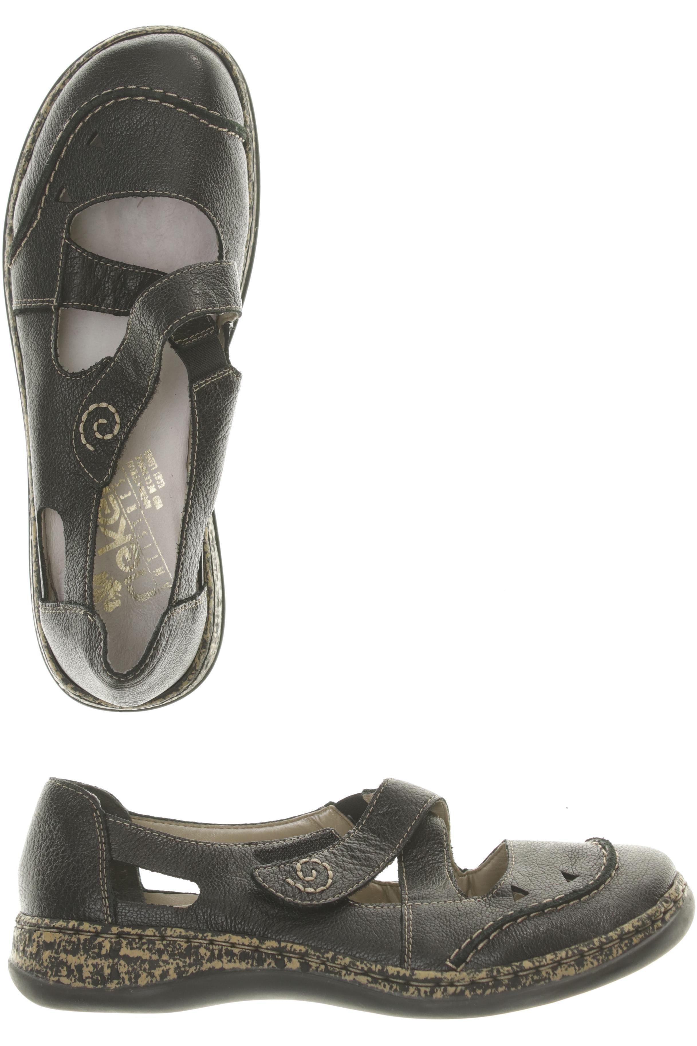 

Rieker Damen Halbschuh, schwarz, Gr. 39