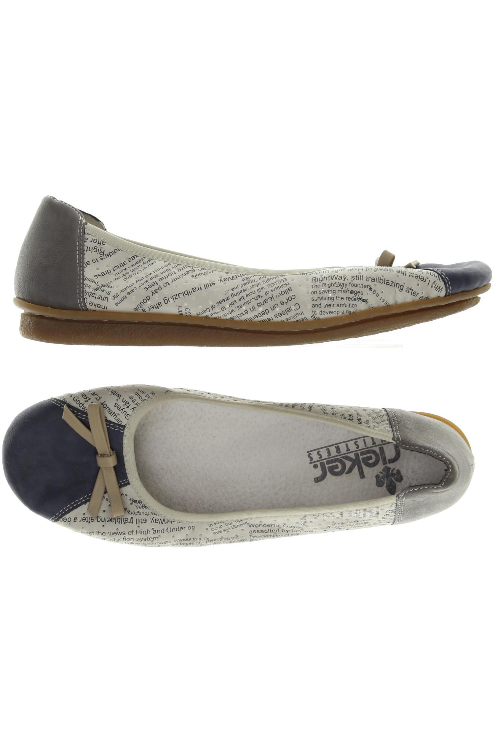 

Rieker Damen Ballerinas, grau, Gr. 41