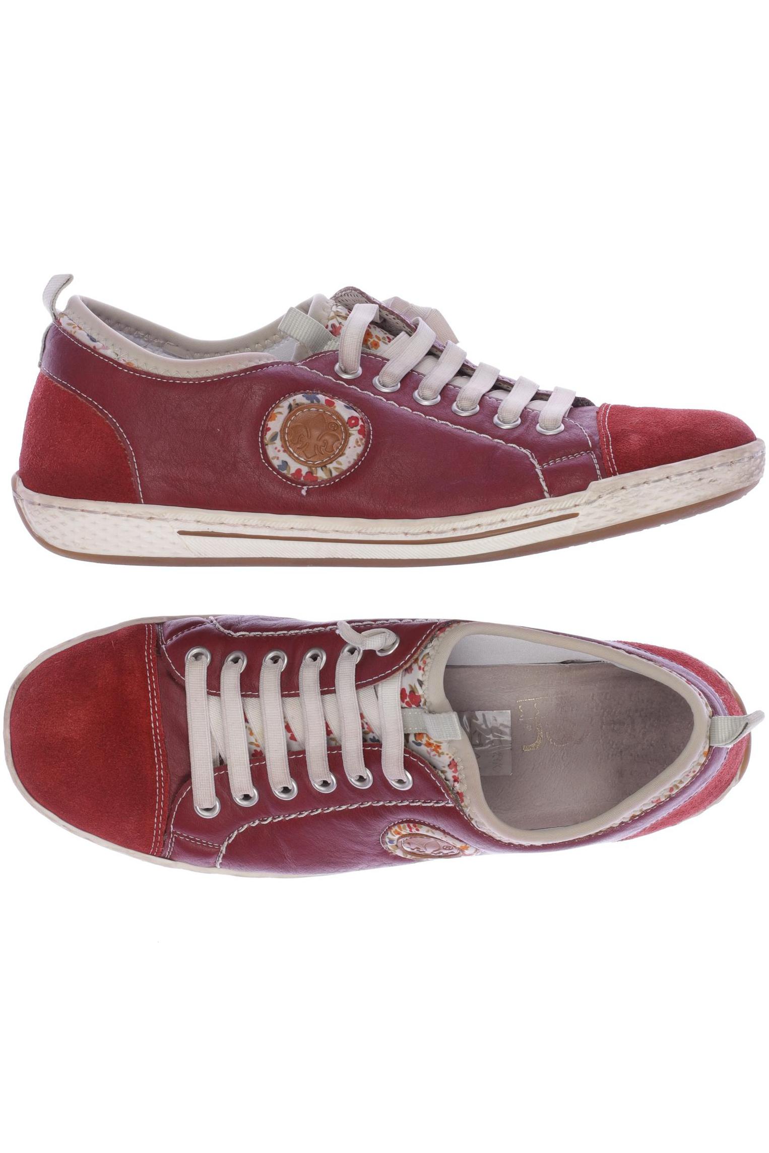 

Rieker Damen Halbschuh, rot, Gr. 40