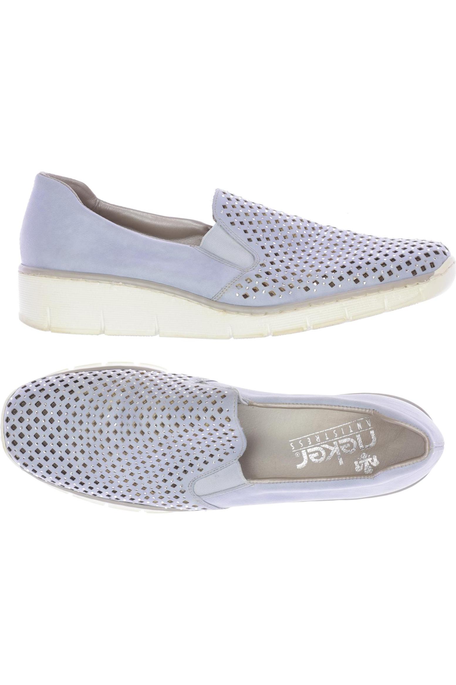 

Rieker Damen Halbschuh, hellblau, Gr. 42