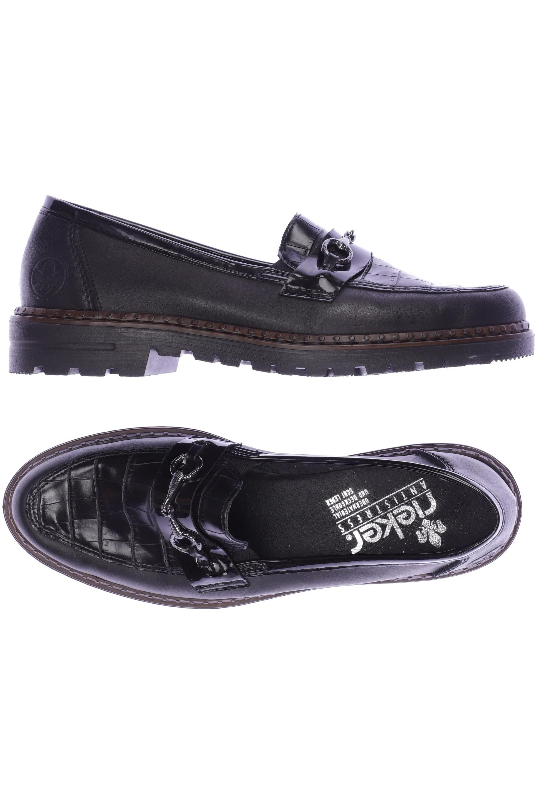 

Rieker Damen Halbschuh, schwarz, Gr. 40