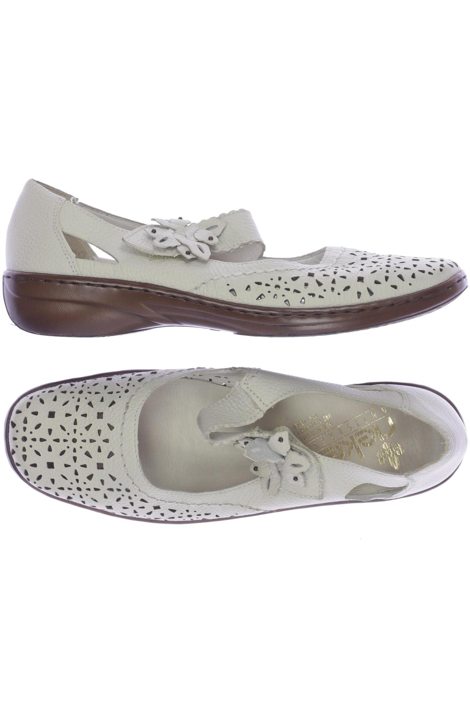 

Rieker Damen Halbschuh, cremeweiß, Gr. 39