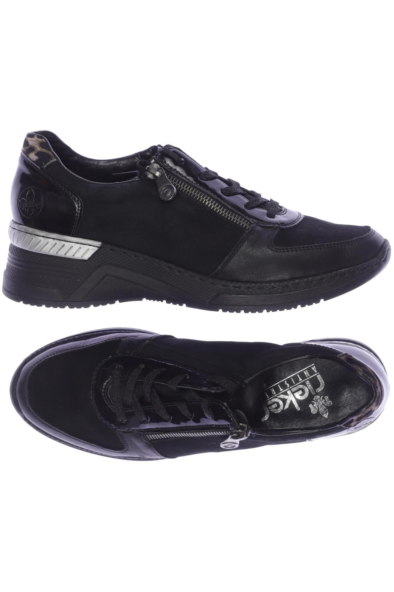 

Rieker Damen Halbschuh, schwarz, Gr. 40