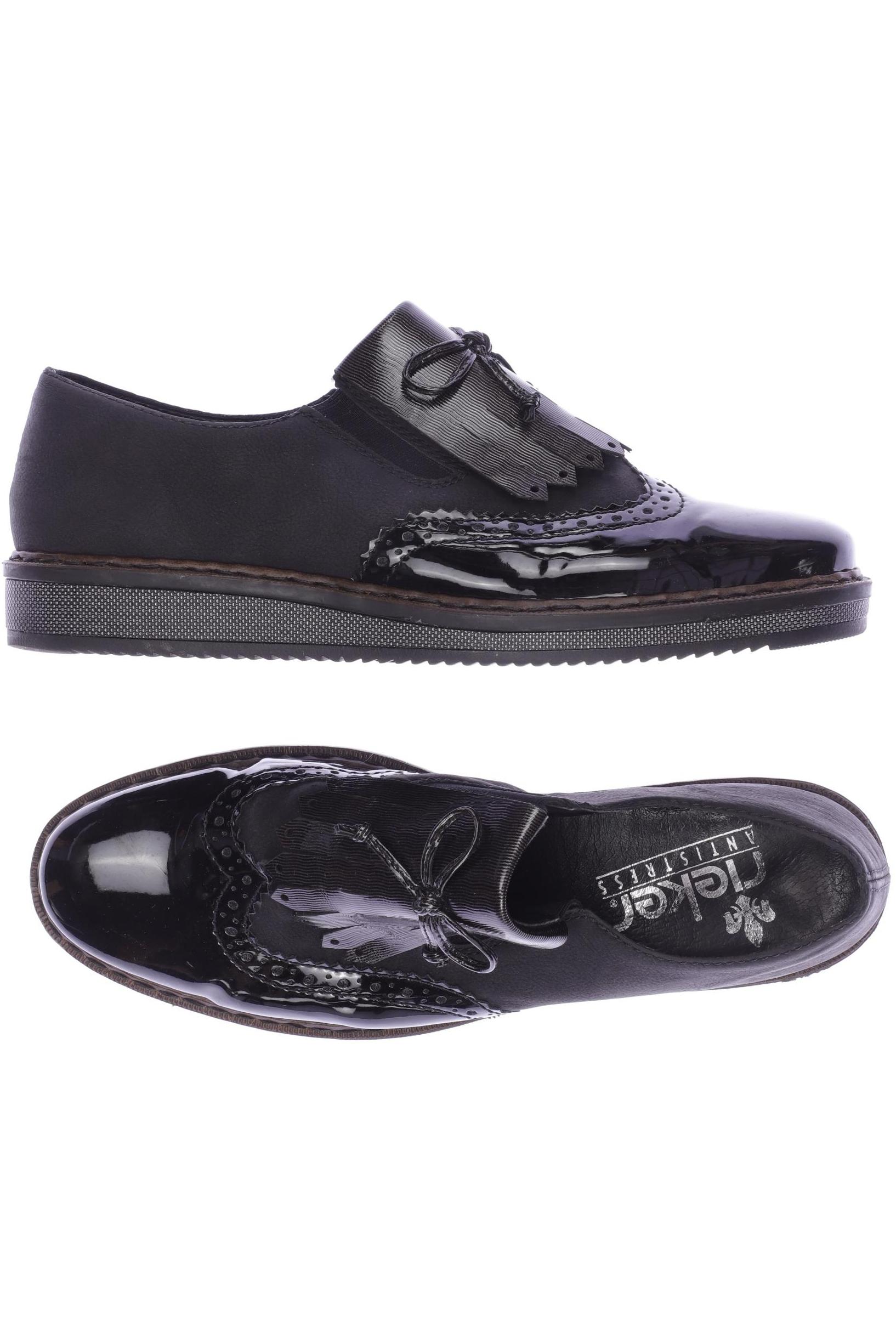 

Rieker Damen Halbschuh, schwarz, Gr. 40