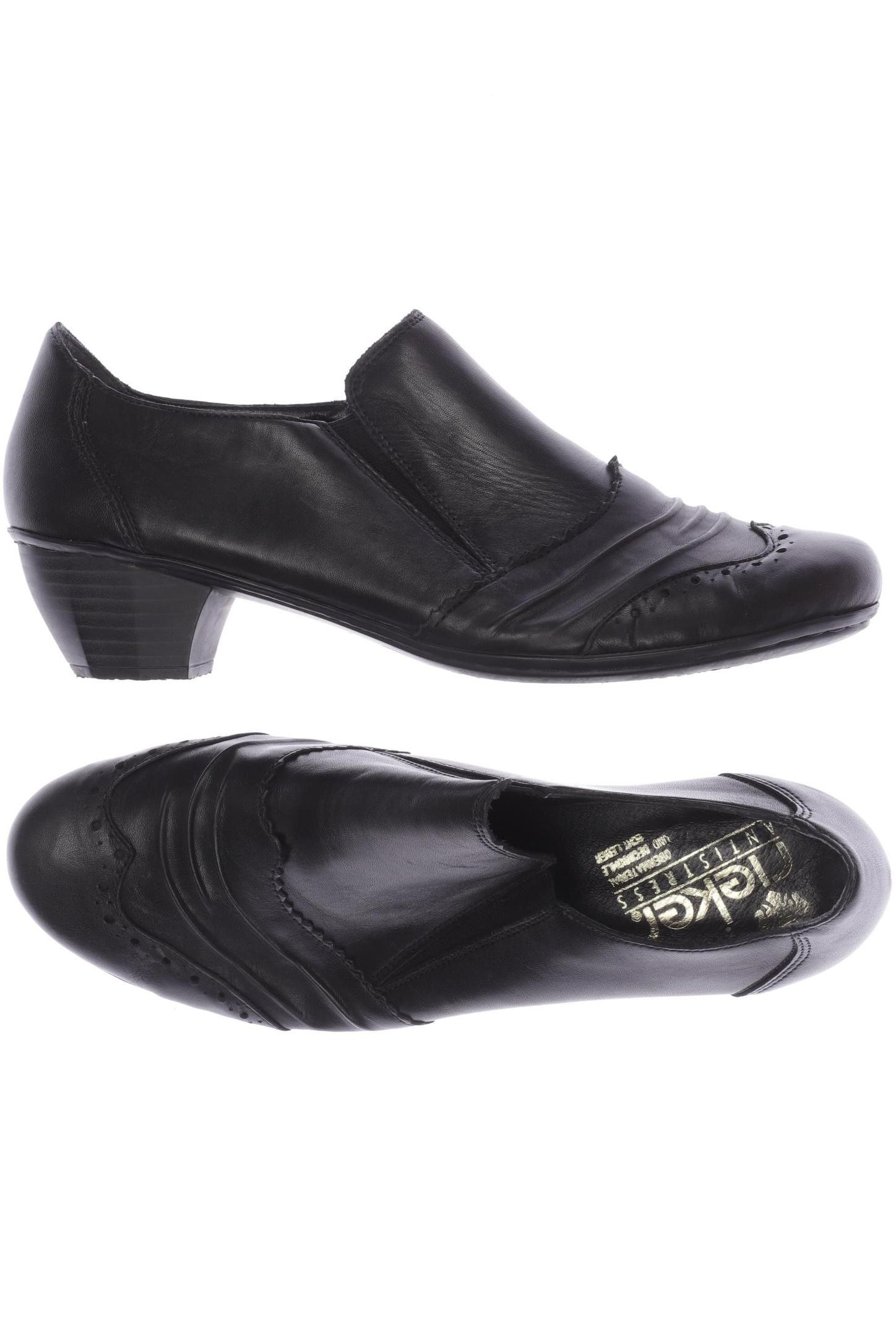 

Rieker Damen Halbschuh, schwarz, Gr. 41