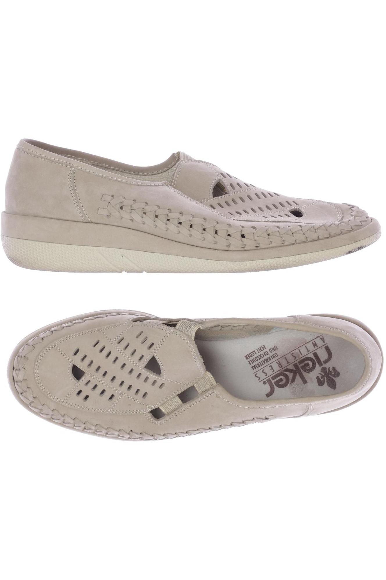

Rieker Damen Halbschuh, beige, Gr. 5.5