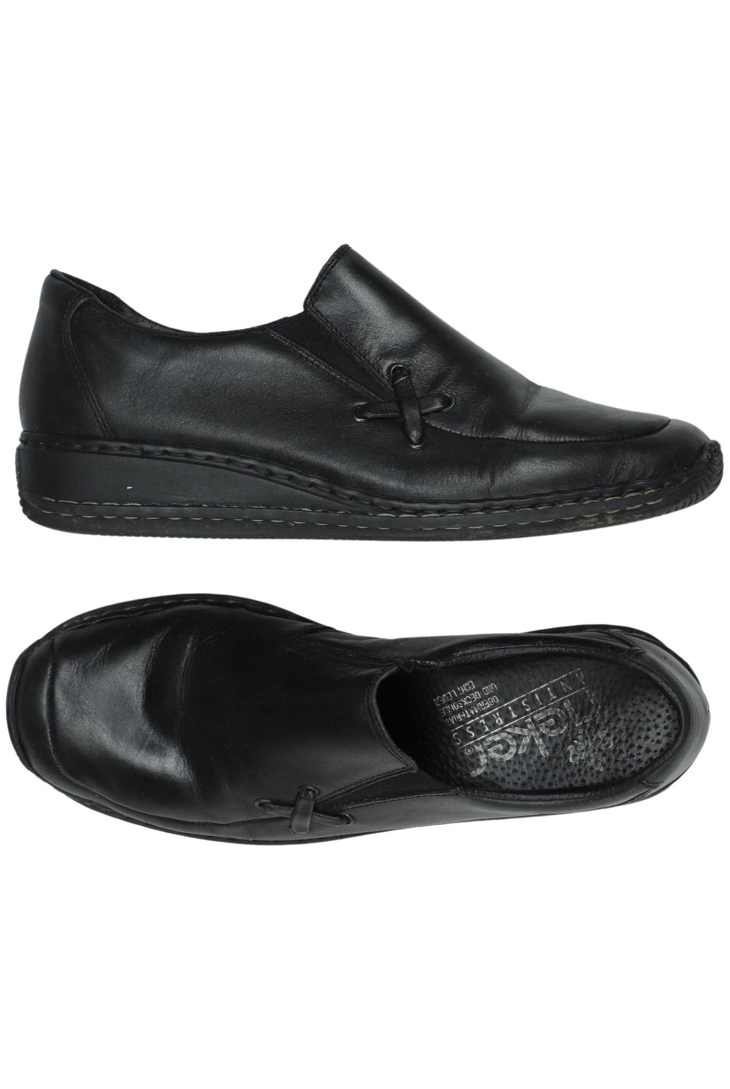 

Rieker Damen Halbschuh, schwarz, Gr. 38