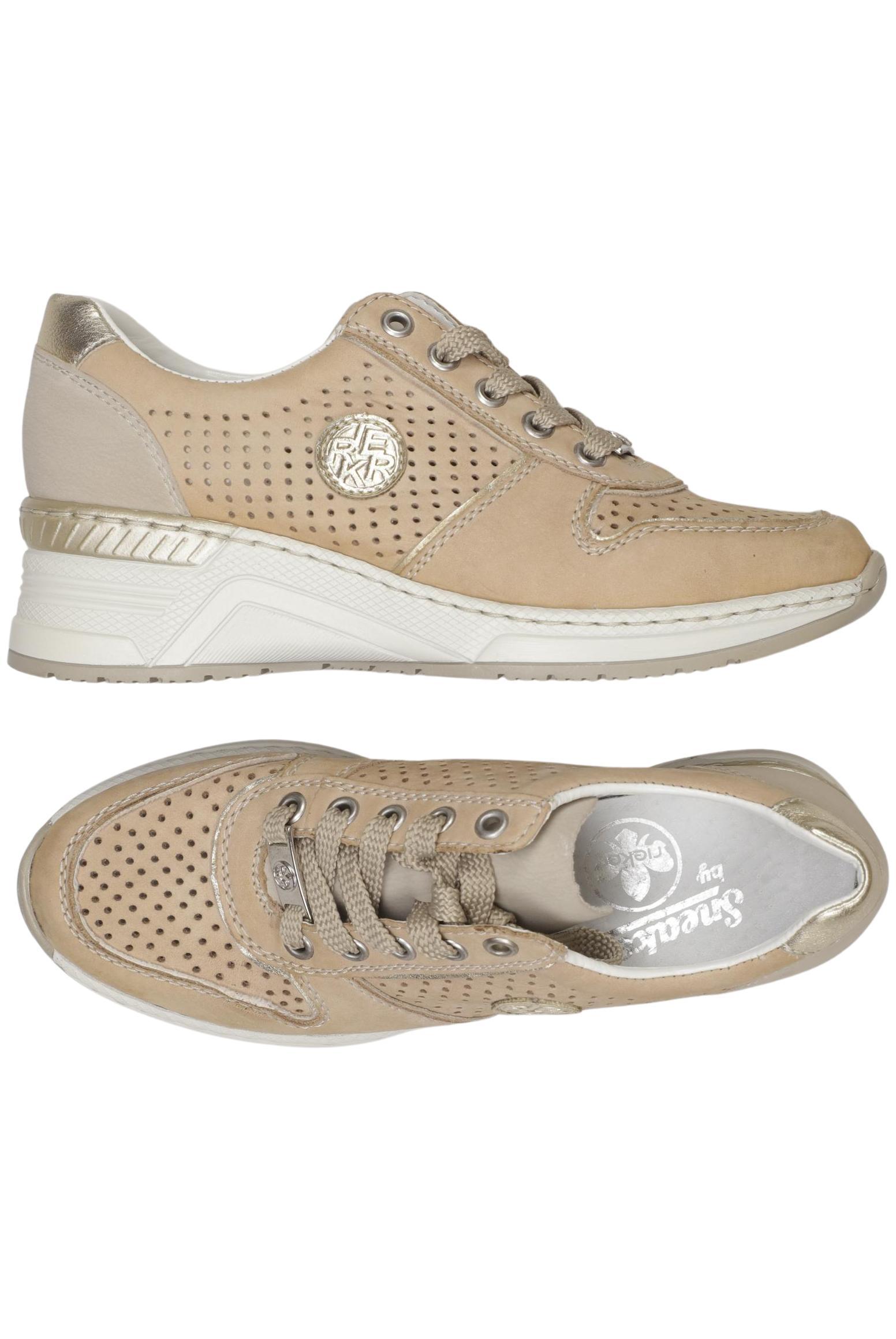 

Rieker Damen Halbschuh, beige, Gr. 37