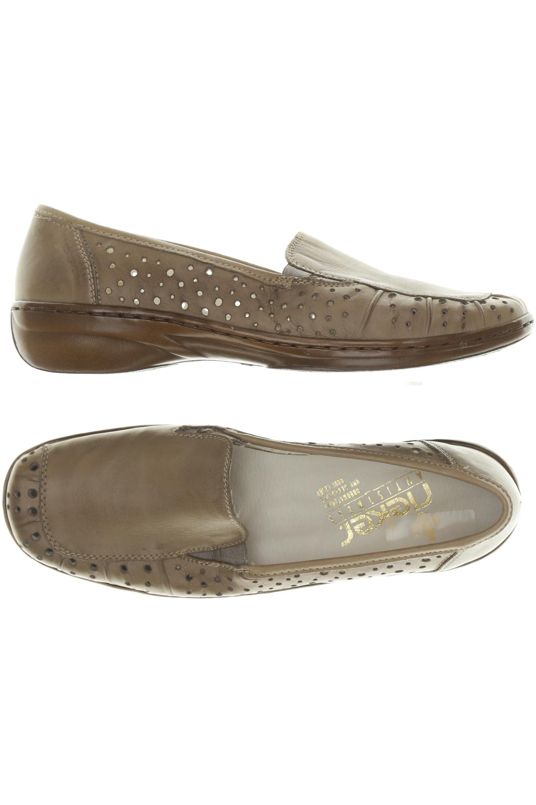 

Rieker Damen Halbschuh, beige, Gr. 38