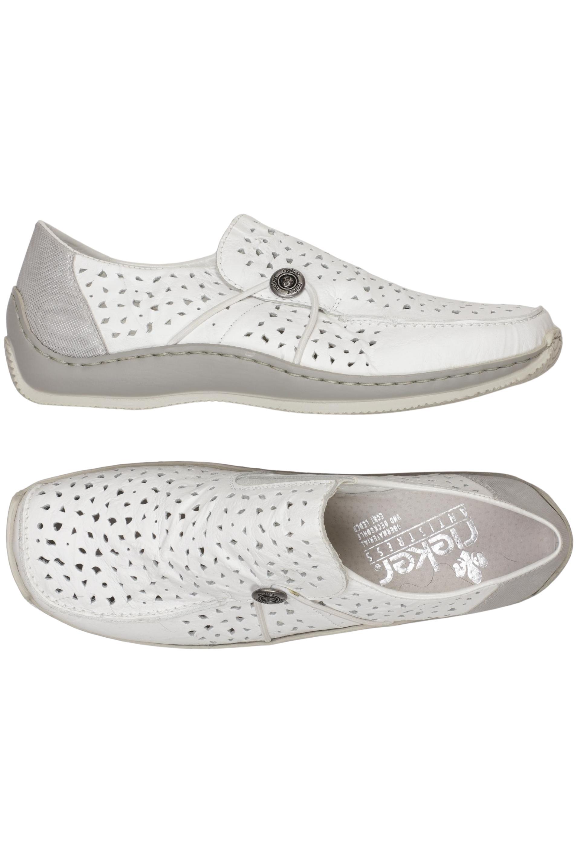 

Rieker Damen Halbschuh, weiß, Gr. 39