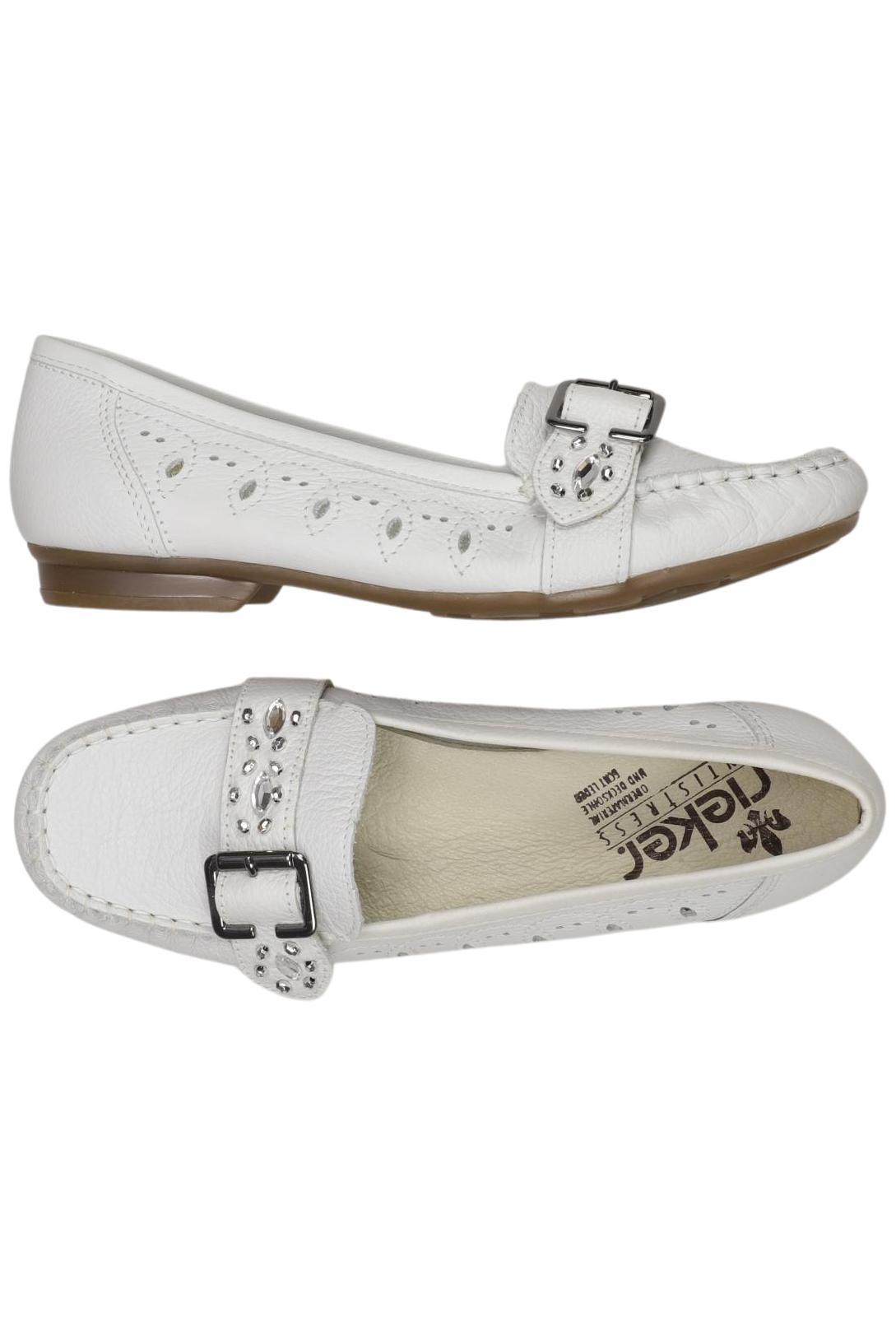 

Rieker Damen Halbschuh, weiß, Gr. 39