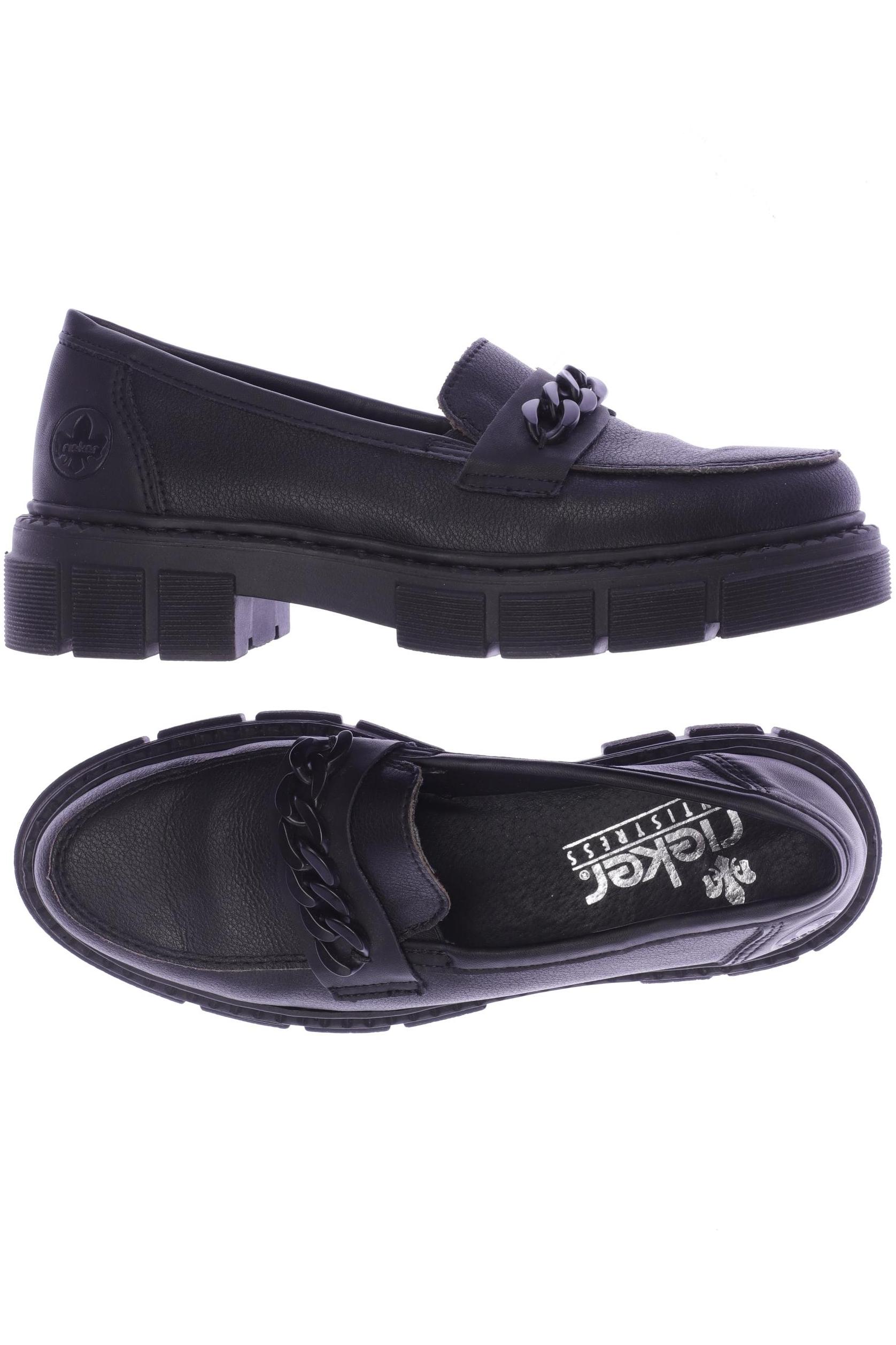 

Rieker Damen Halbschuh, schwarz, Gr. 37