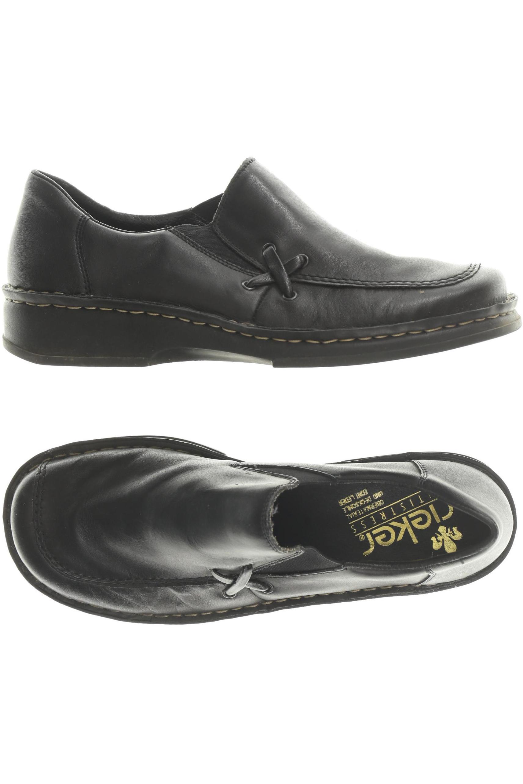 

Rieker Damen Halbschuh, schwarz, Gr. 38