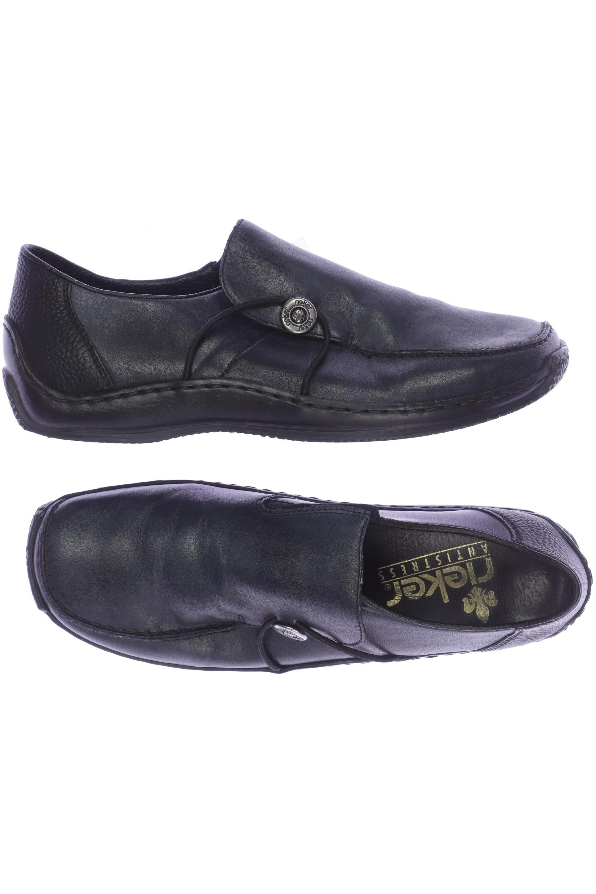 

Rieker Damen Halbschuh, blau, Gr. 38