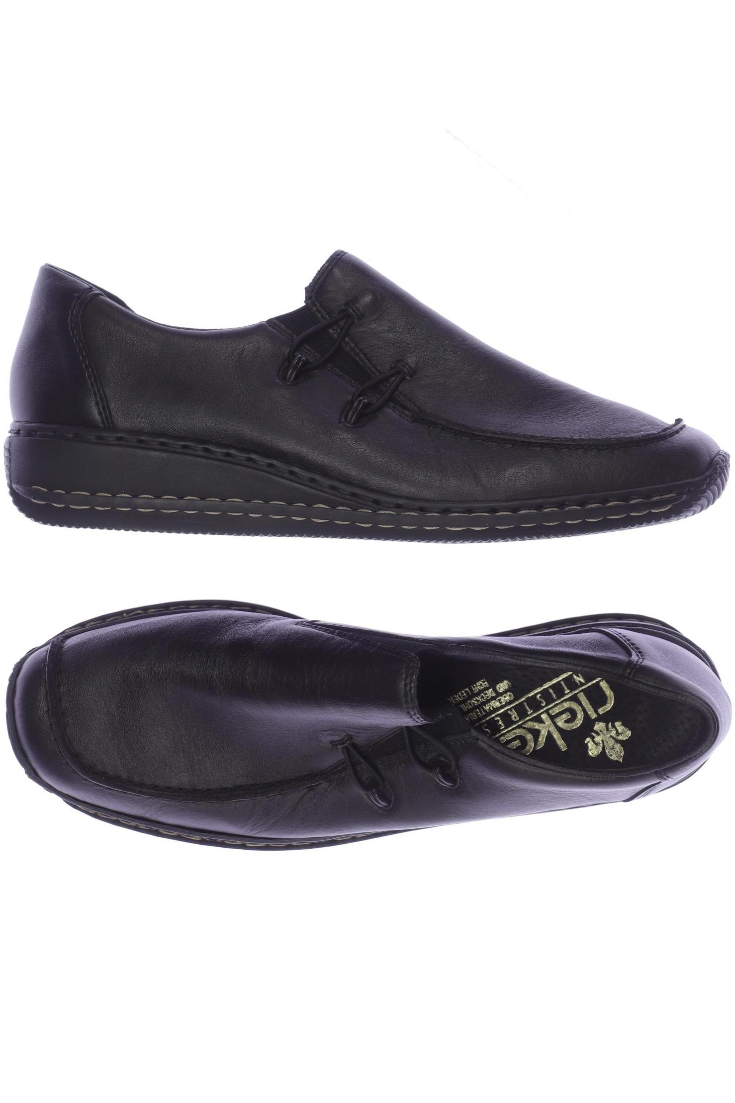 

Rieker Damen Halbschuh, schwarz, Gr. 39
