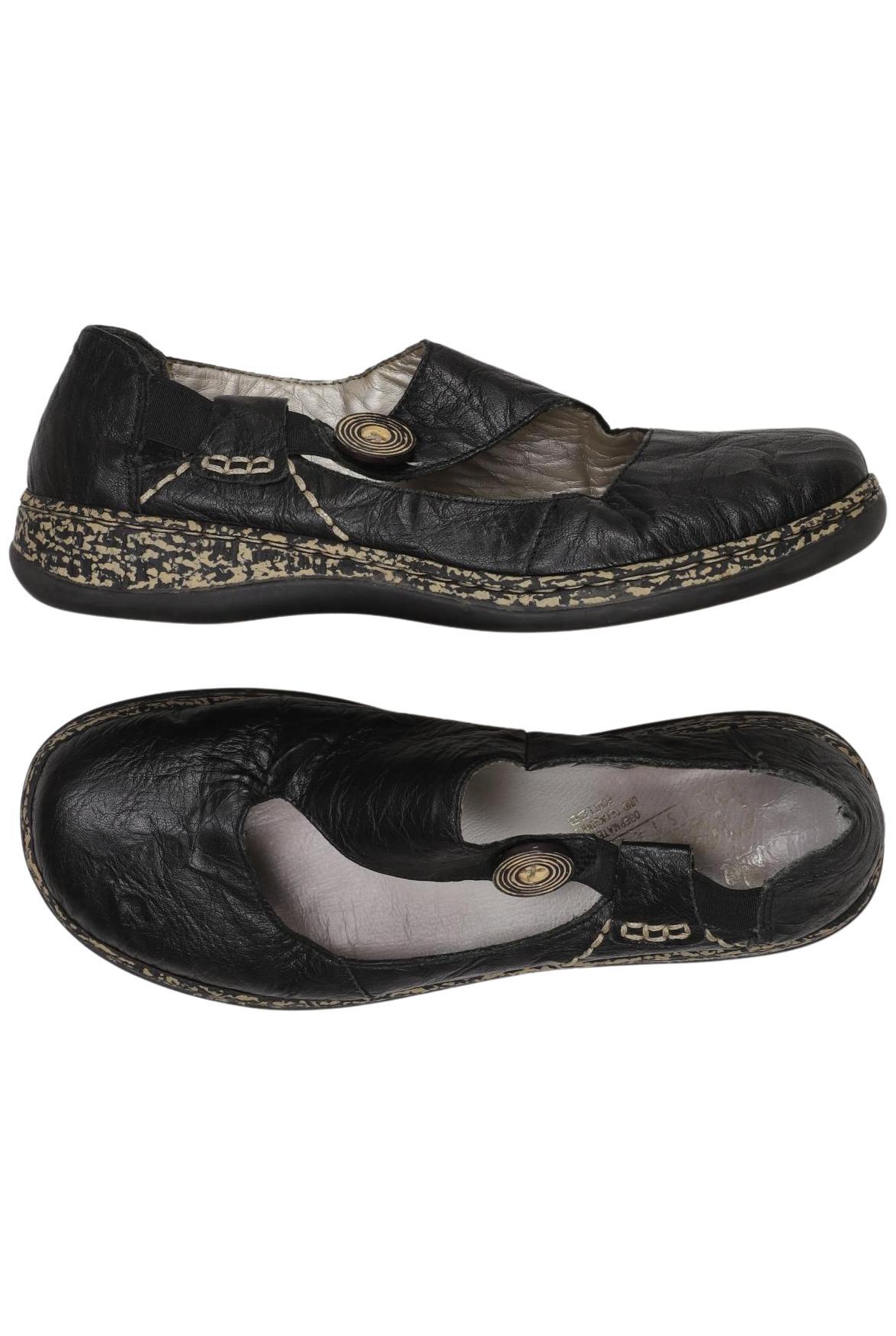 

Rieker Damen Halbschuh, schwarz, Gr. 39