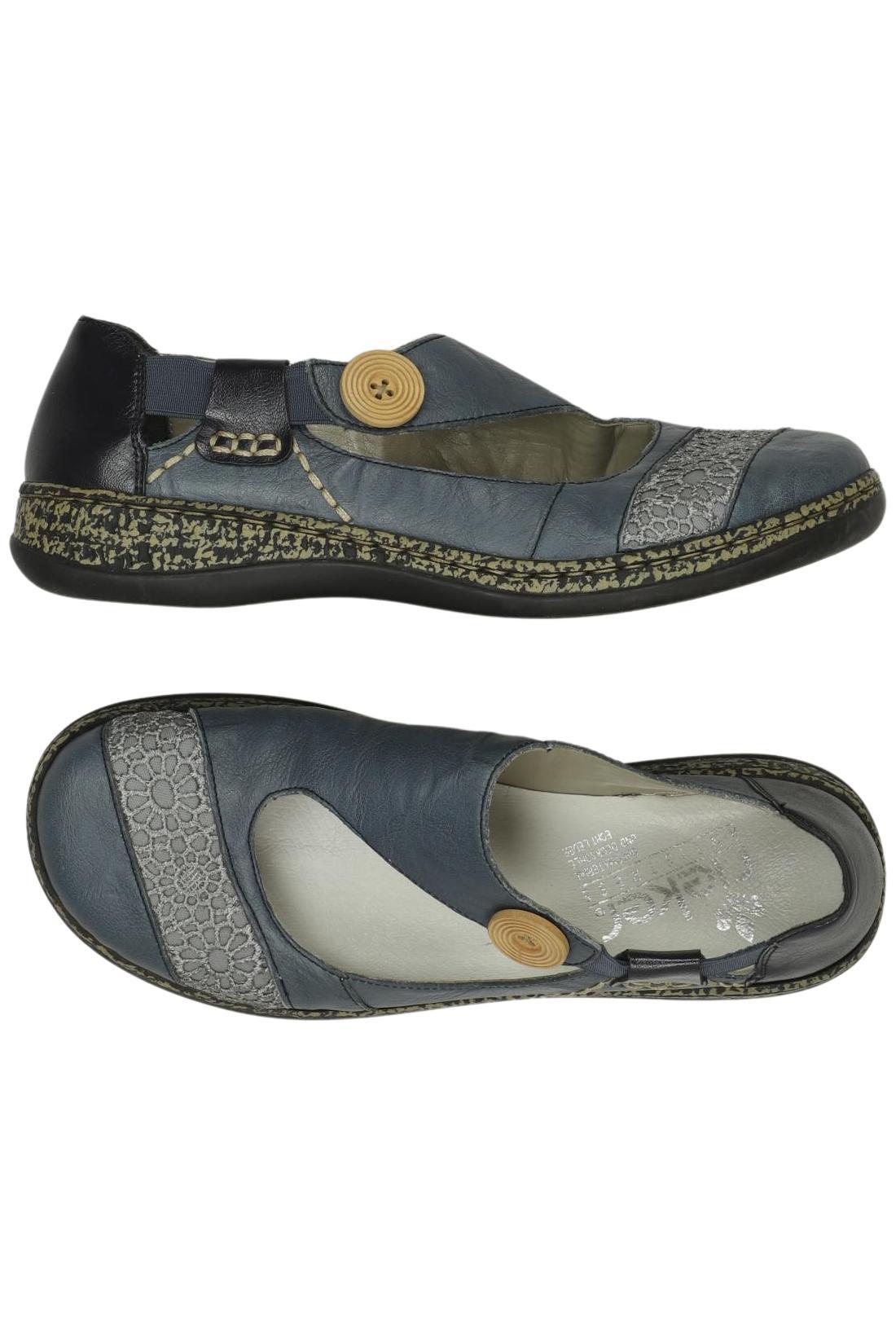 

Rieker Damen Halbschuh, blau, Gr. 39