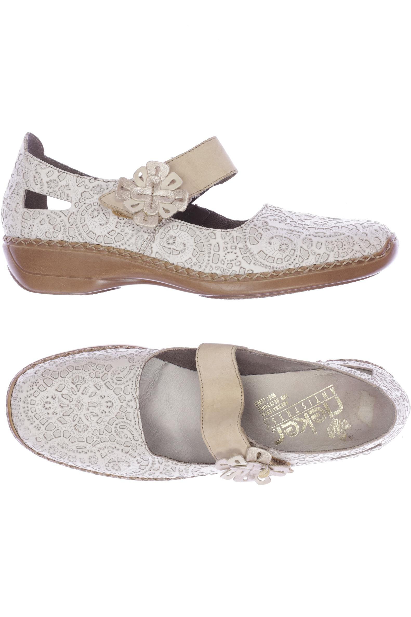 

Rieker Damen Halbschuh, beige, Gr. 38