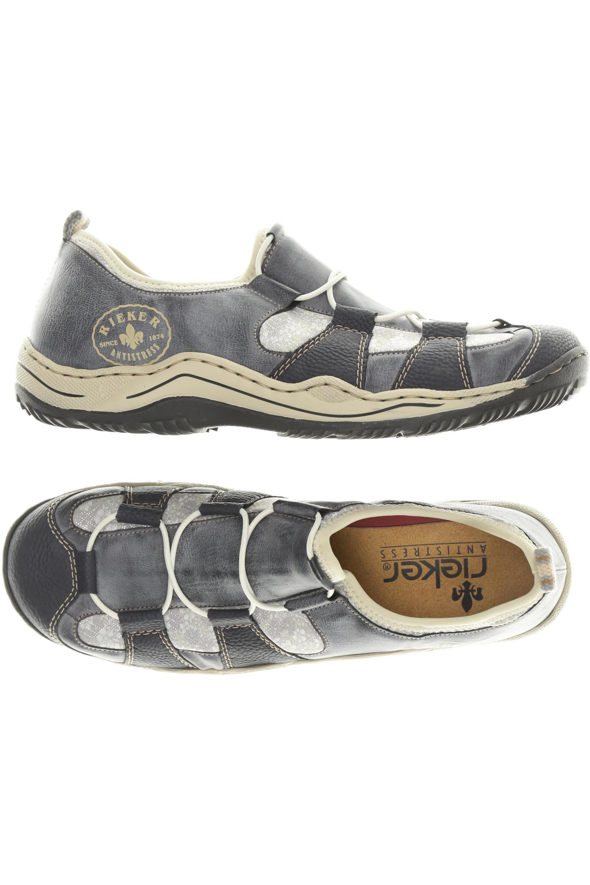 

Rieker Damen Halbschuh, blau, Gr. 43