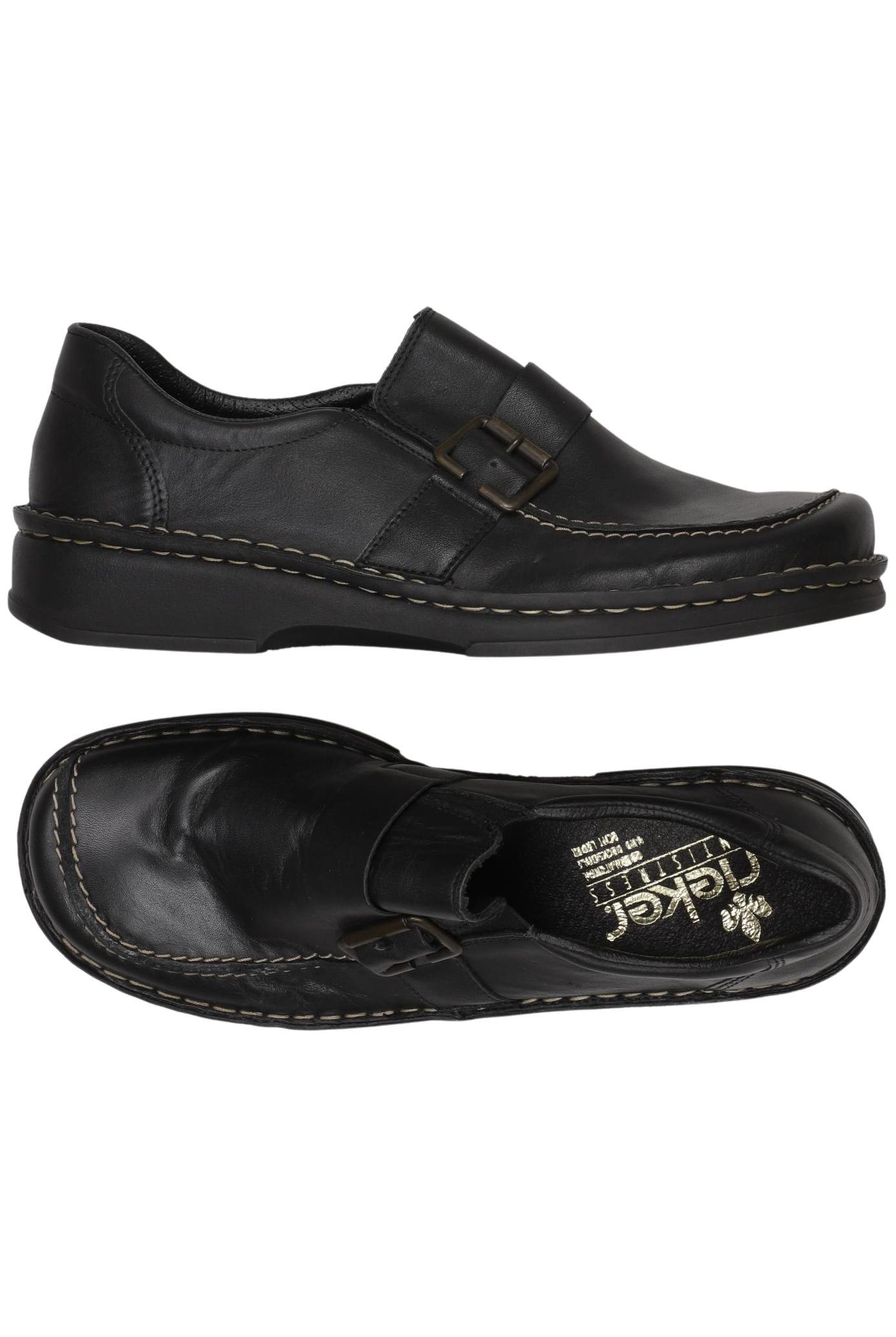 

Rieker Damen Halbschuh, schwarz, Gr. 40