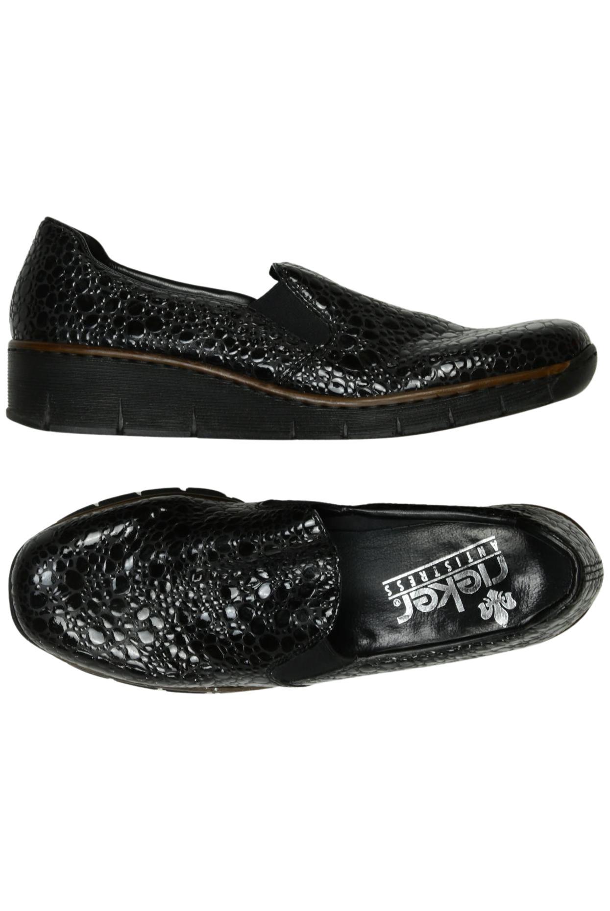 

Rieker Damen Halbschuh, schwarz, Gr. 39