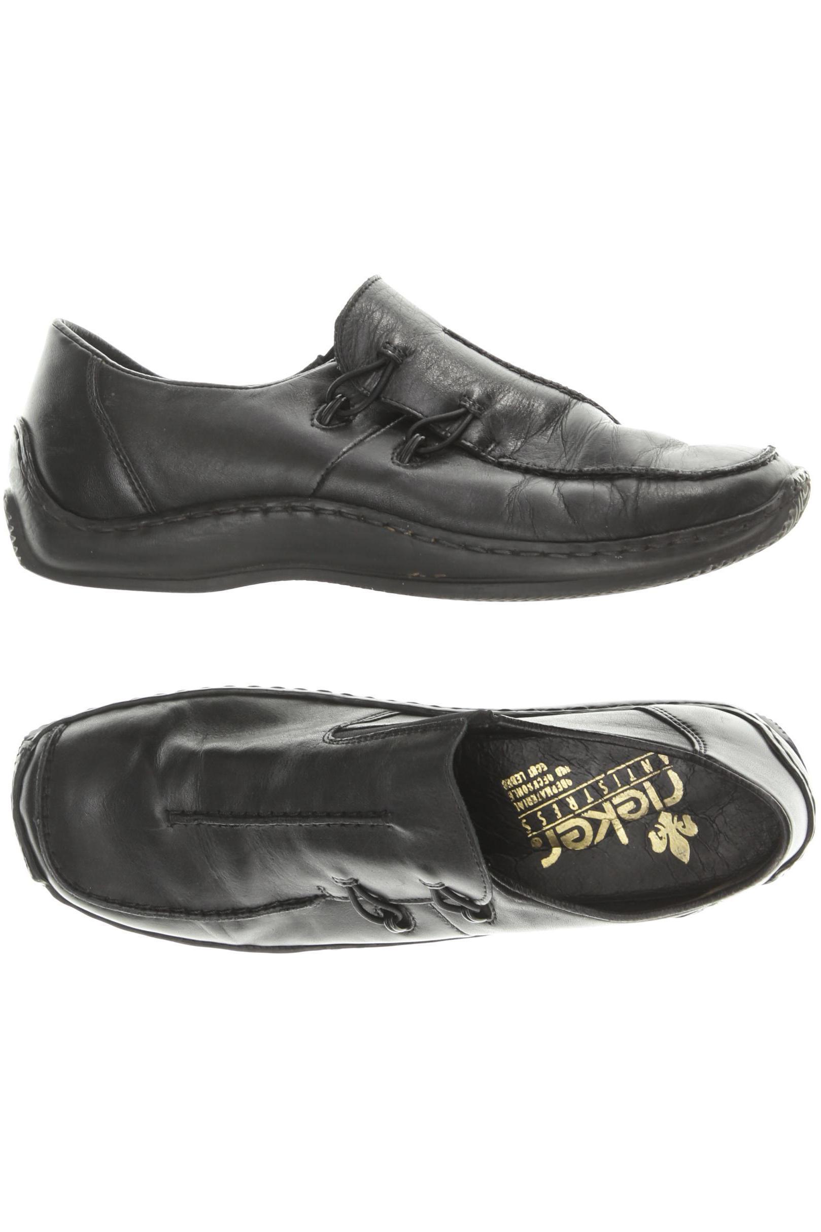 

Rieker Damen Halbschuh, schwarz, Gr. 38