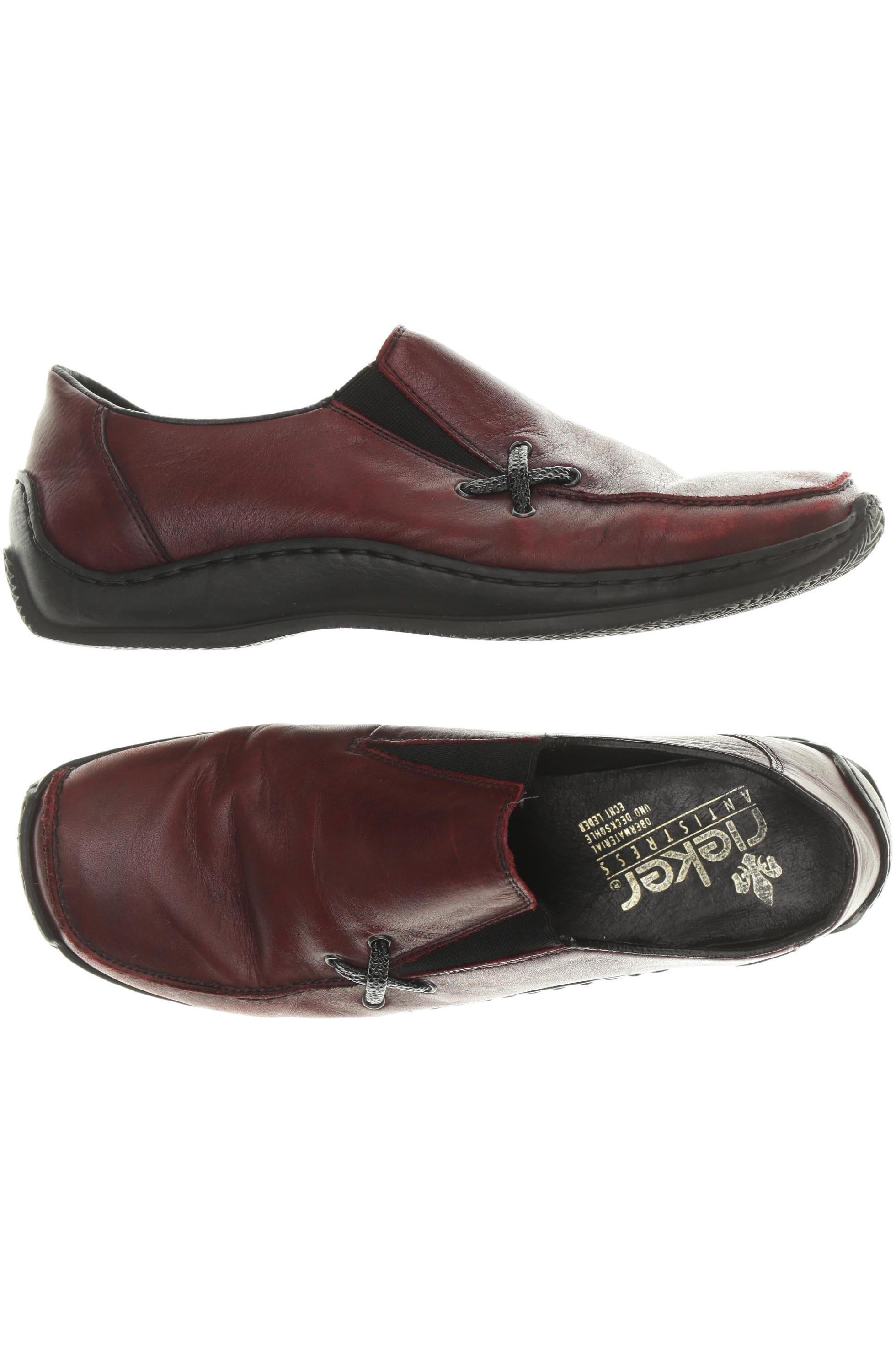 

Rieker Damen Halbschuh, rot, Gr. 40