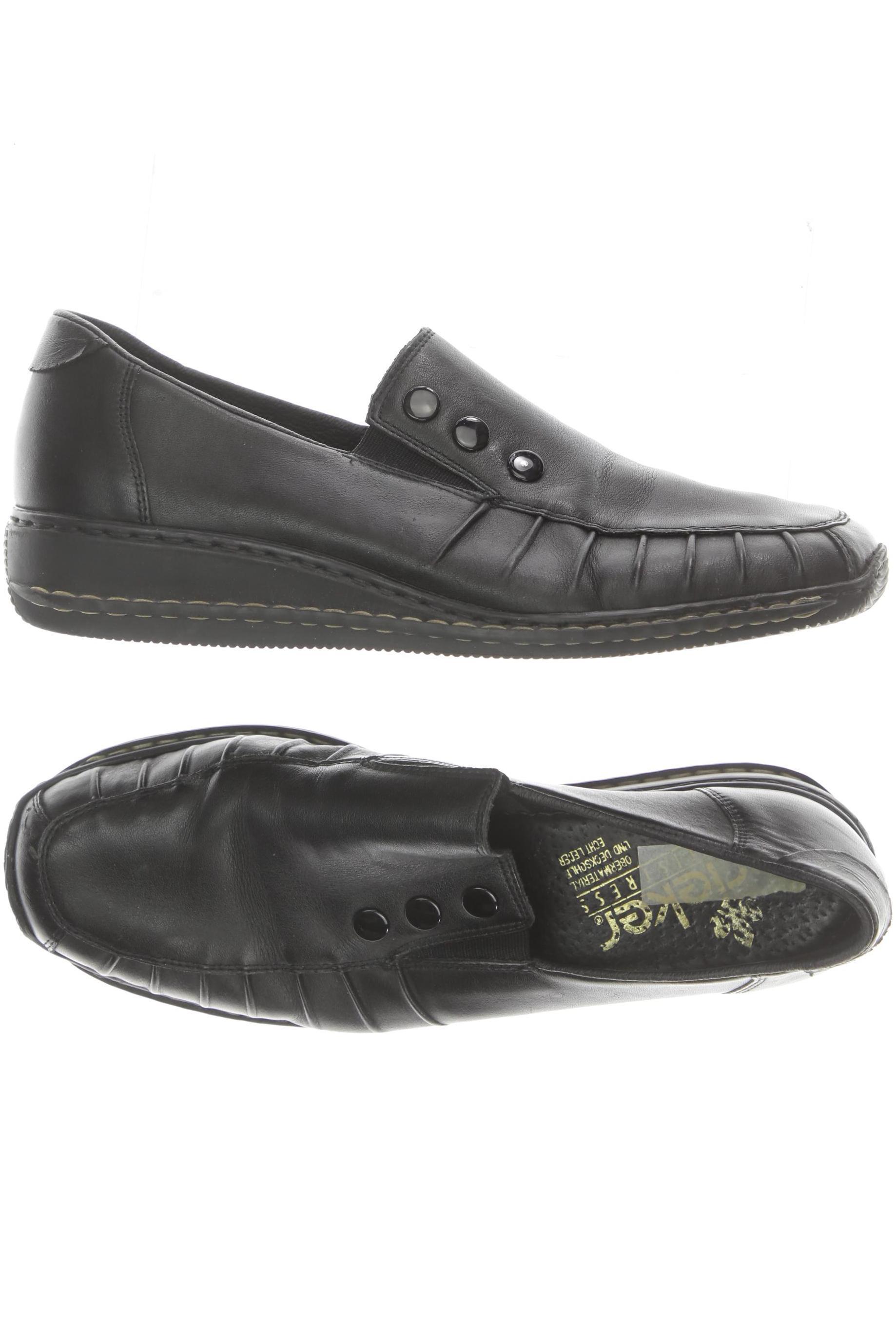 

Rieker Damen Halbschuh, schwarz, Gr. 41