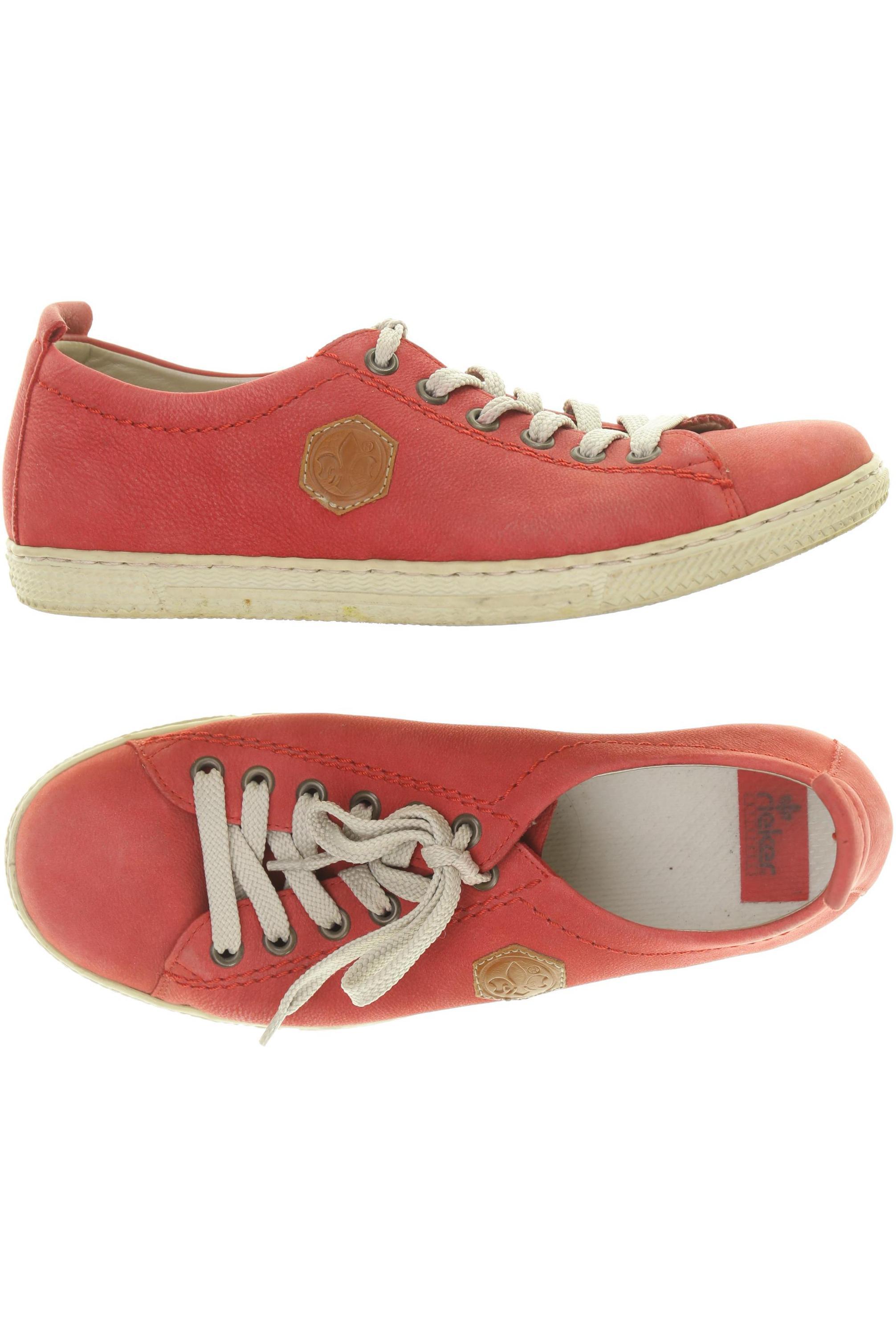 

Rieker Damen Halbschuh, rot, Gr. 38