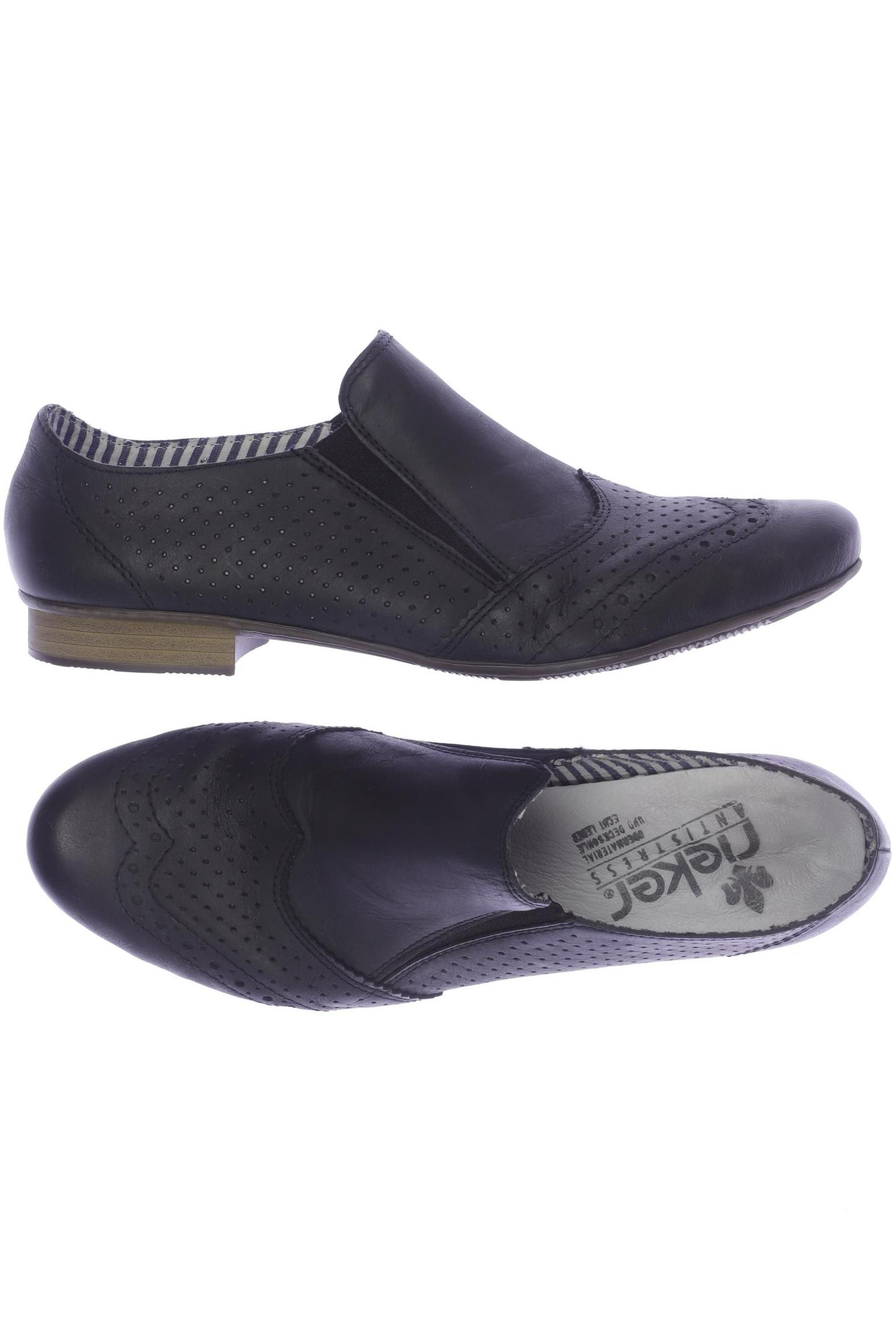 

Rieker Damen Halbschuh, schwarz, Gr. 40