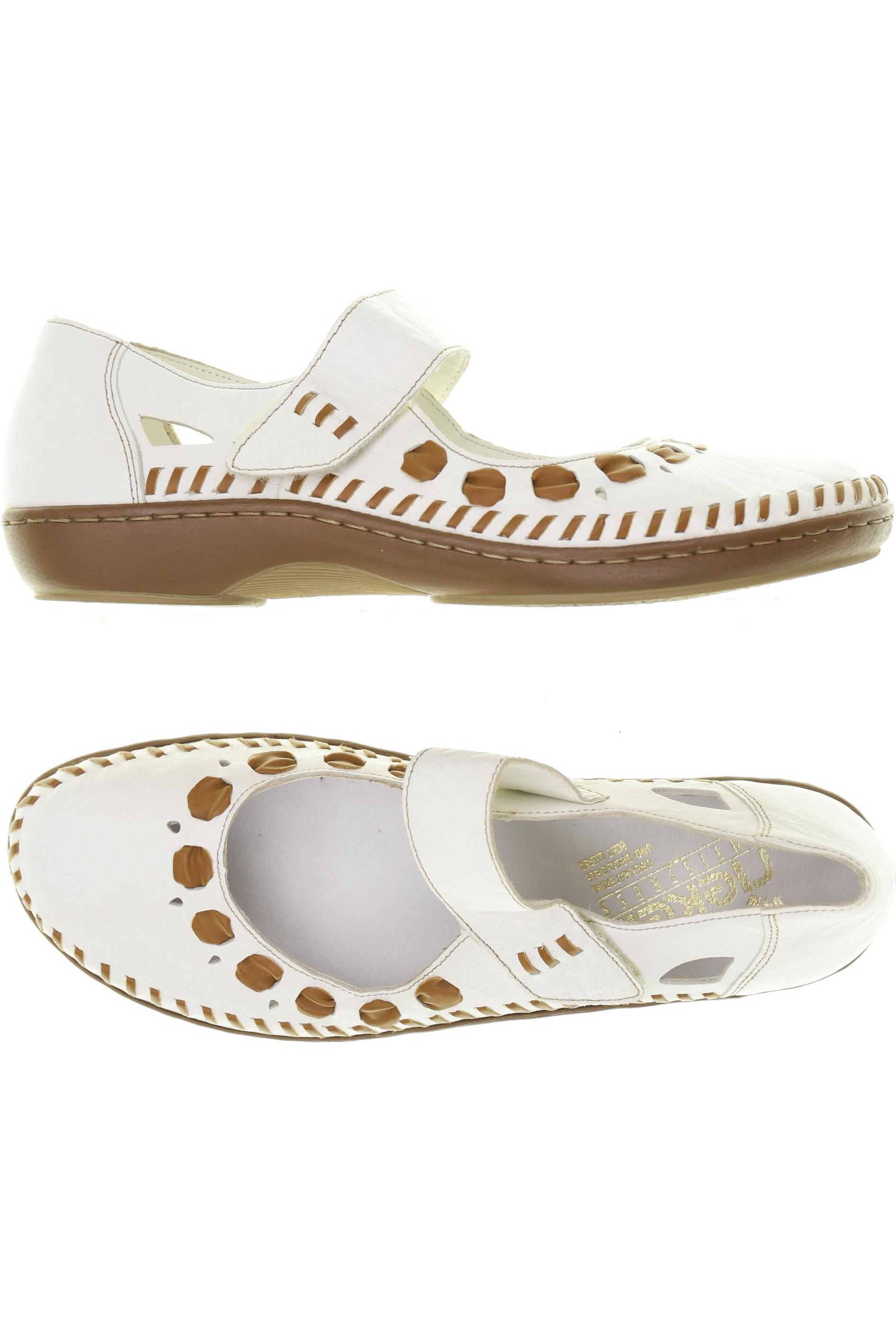 

Rieker Damen Halbschuh, weiß, Gr. 40