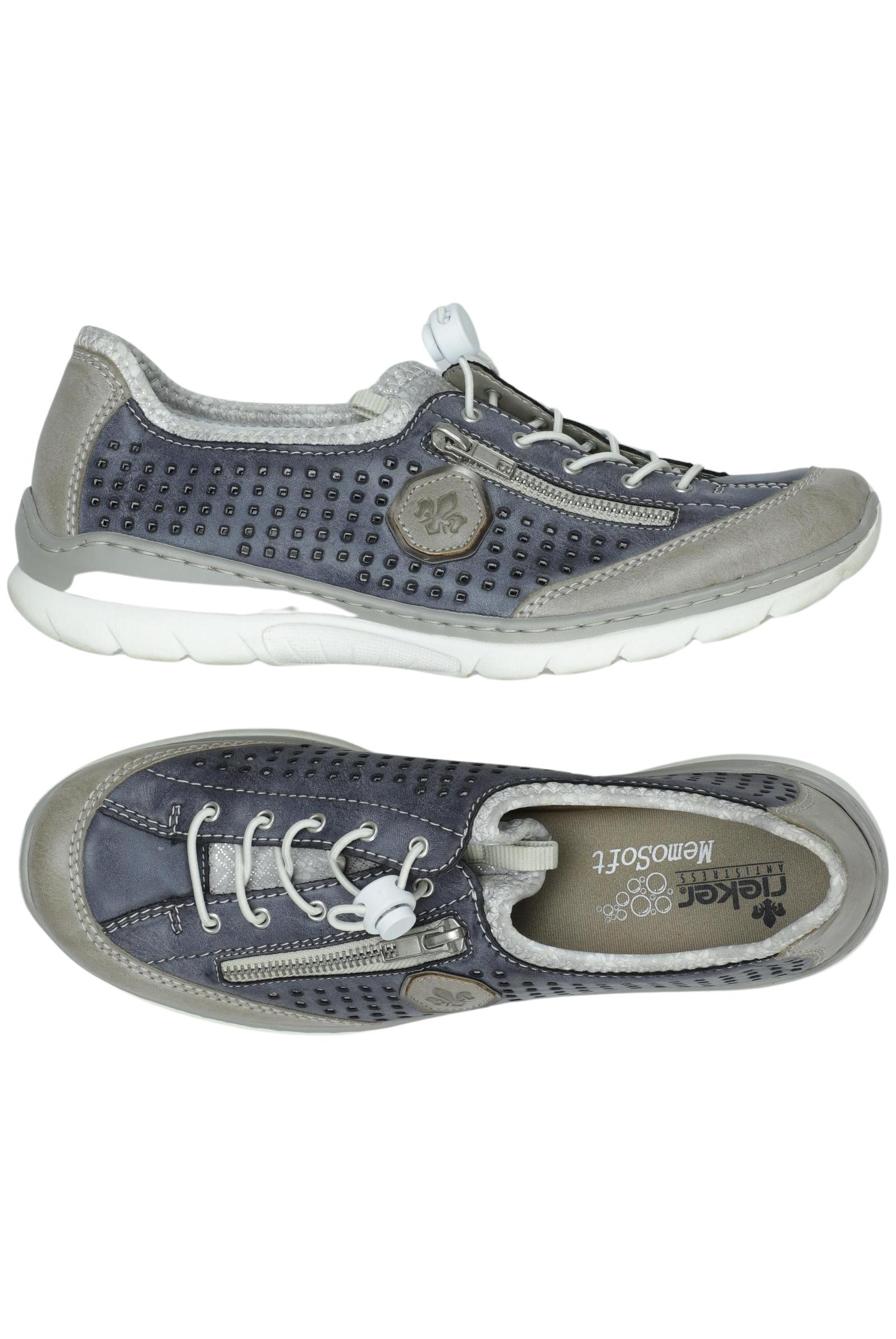 

Rieker Damen Halbschuh, blau, Gr. 42