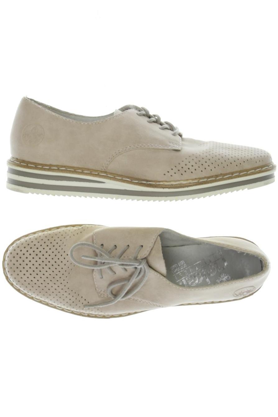 

Rieker Damen Halbschuh, beige, Gr. 38