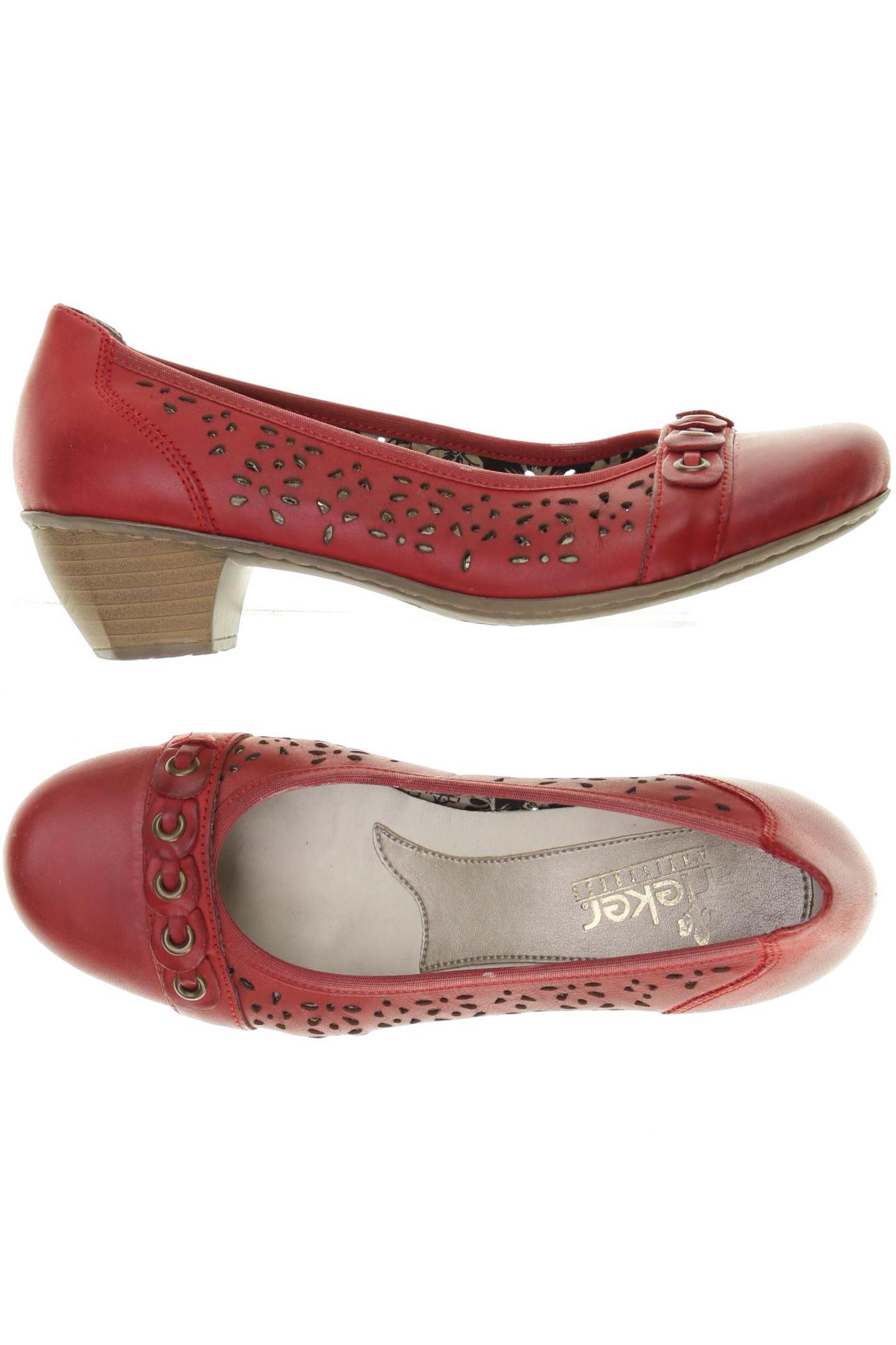 

Rieker Damen Pumps, rot, Gr. 38