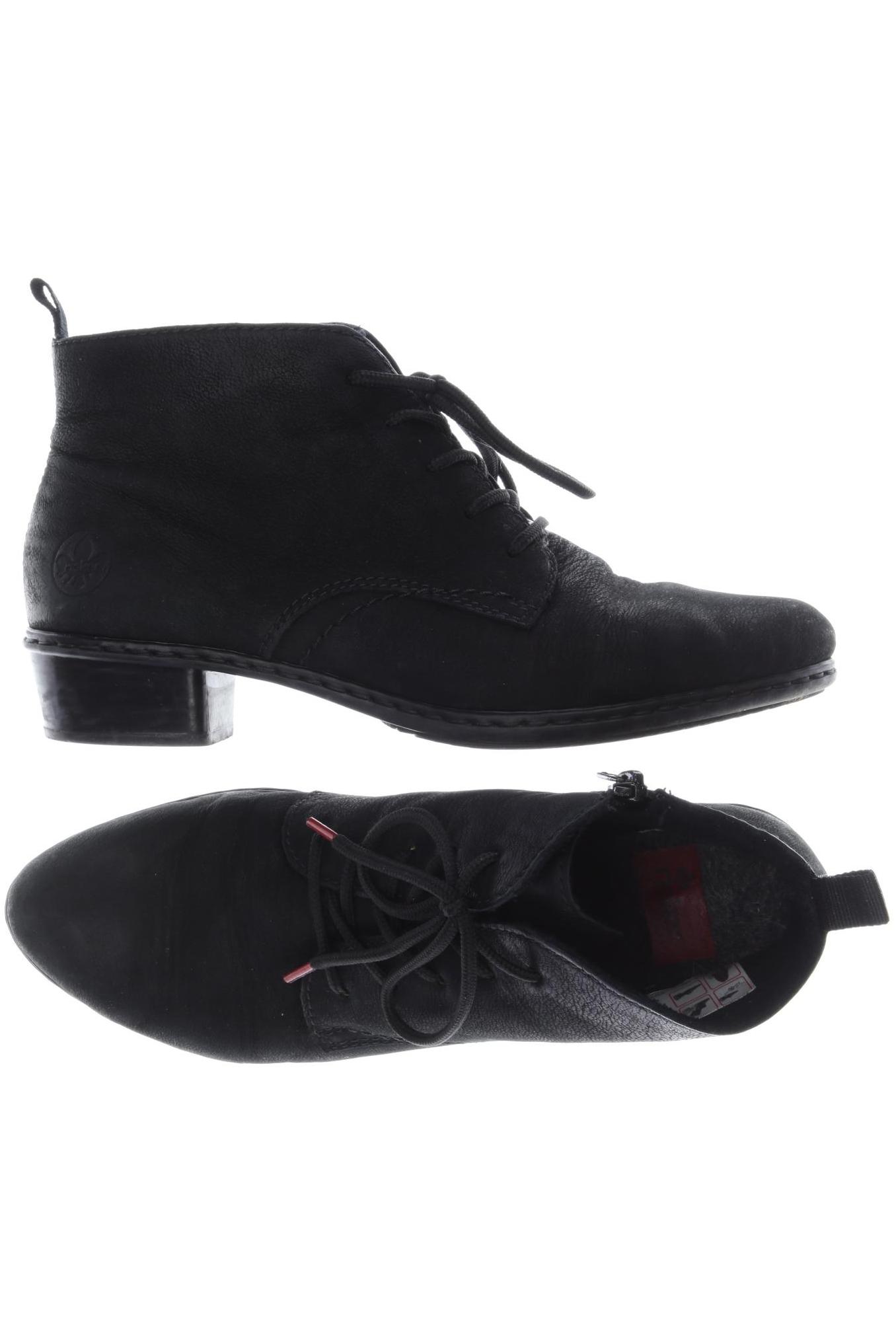 

Rieker Damen Halbschuh, schwarz, Gr. 39