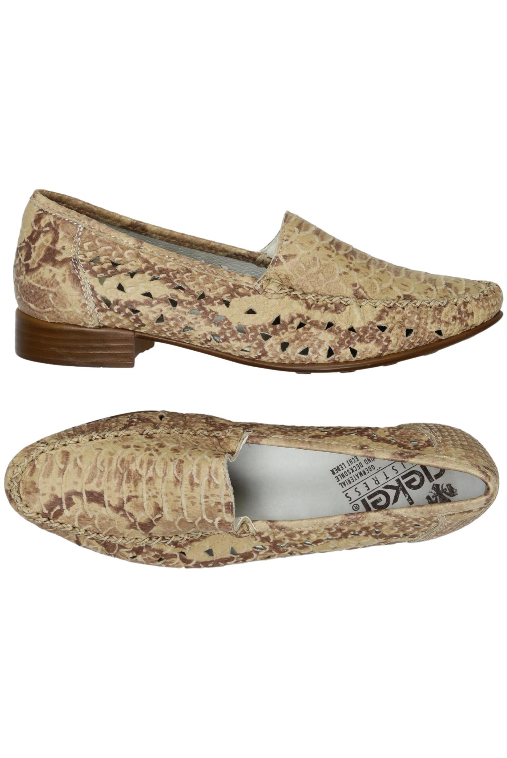 

Rieker Damen Halbschuh, beige, Gr. 37