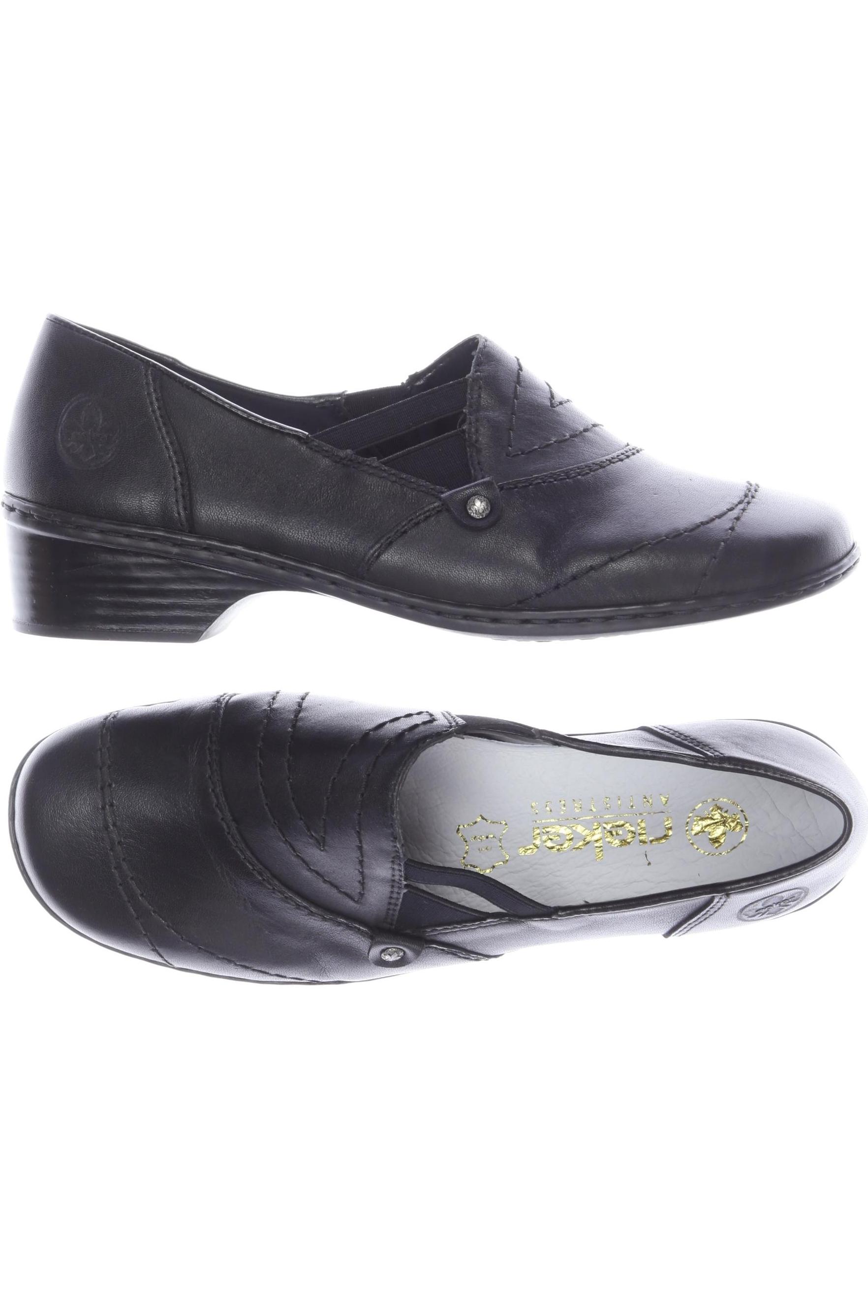 

Rieker Damen Halbschuh, schwarz, Gr. 38