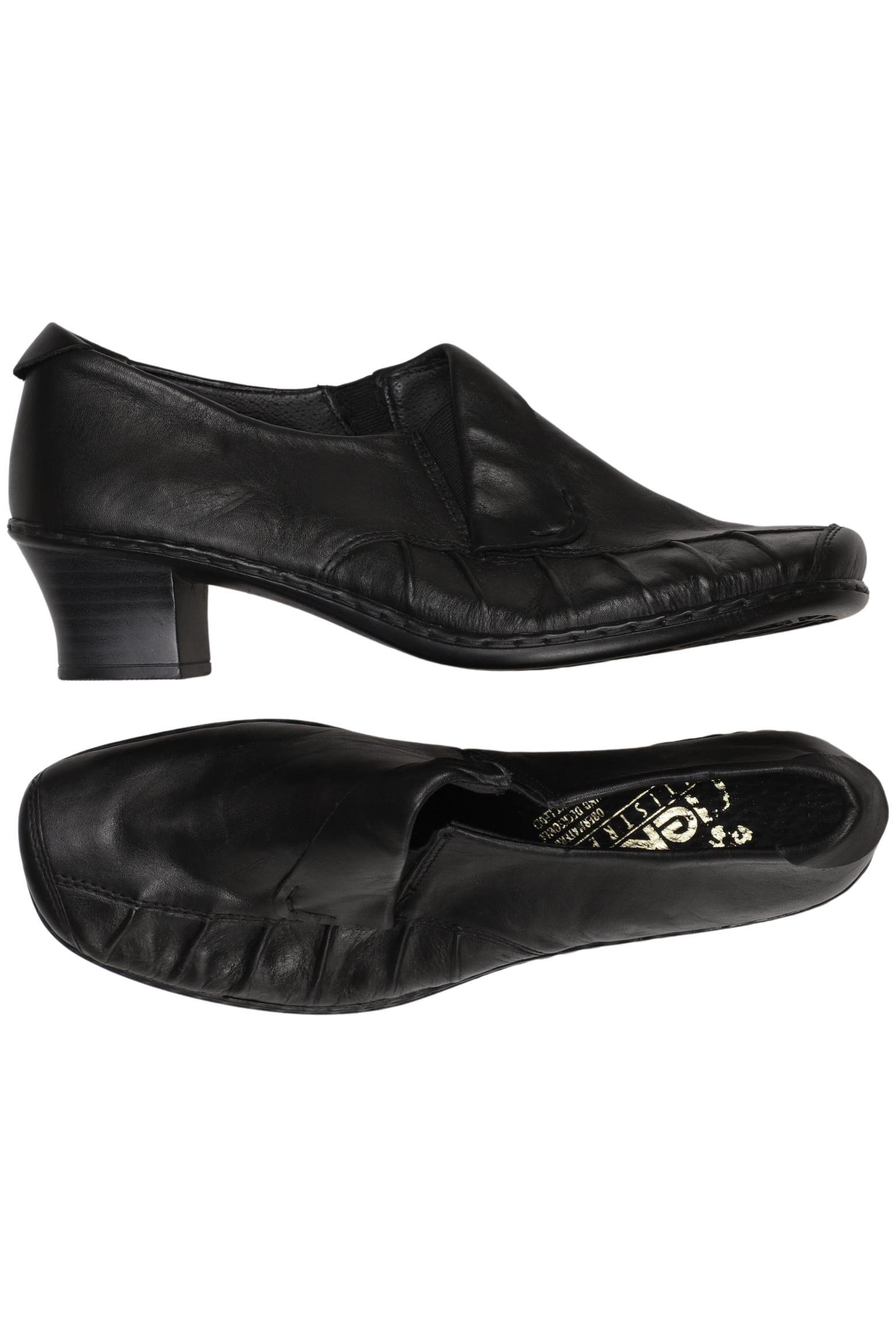 

Rieker Damen Halbschuh, schwarz, Gr. 38
