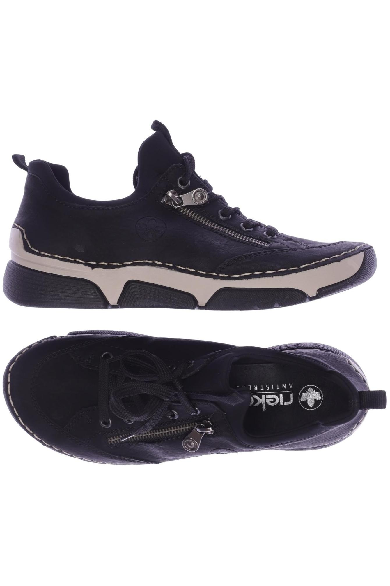 

Rieker Damen Halbschuh, schwarz, Gr. 39