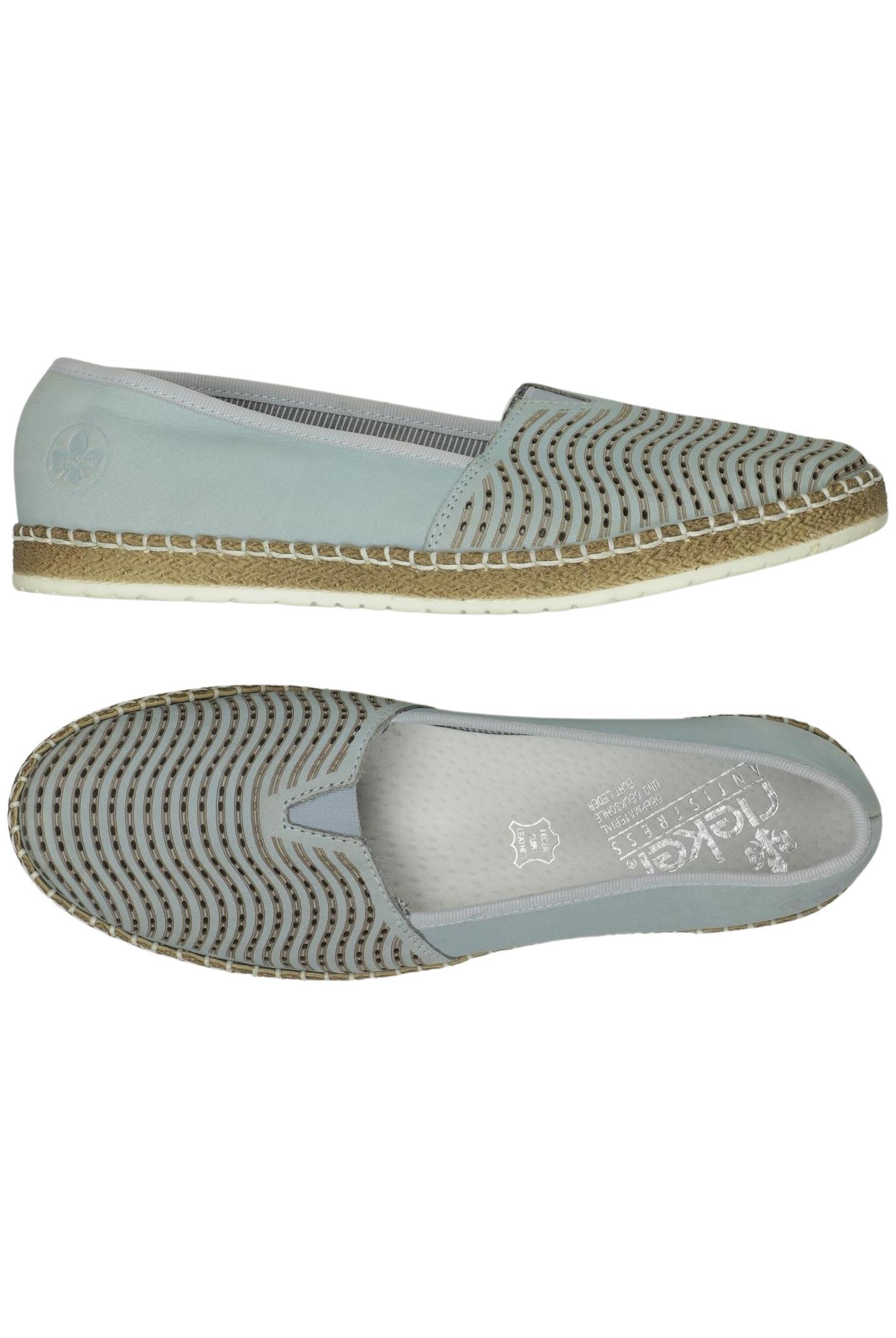 

Rieker Damen Halbschuh, hellblau, Gr. 39