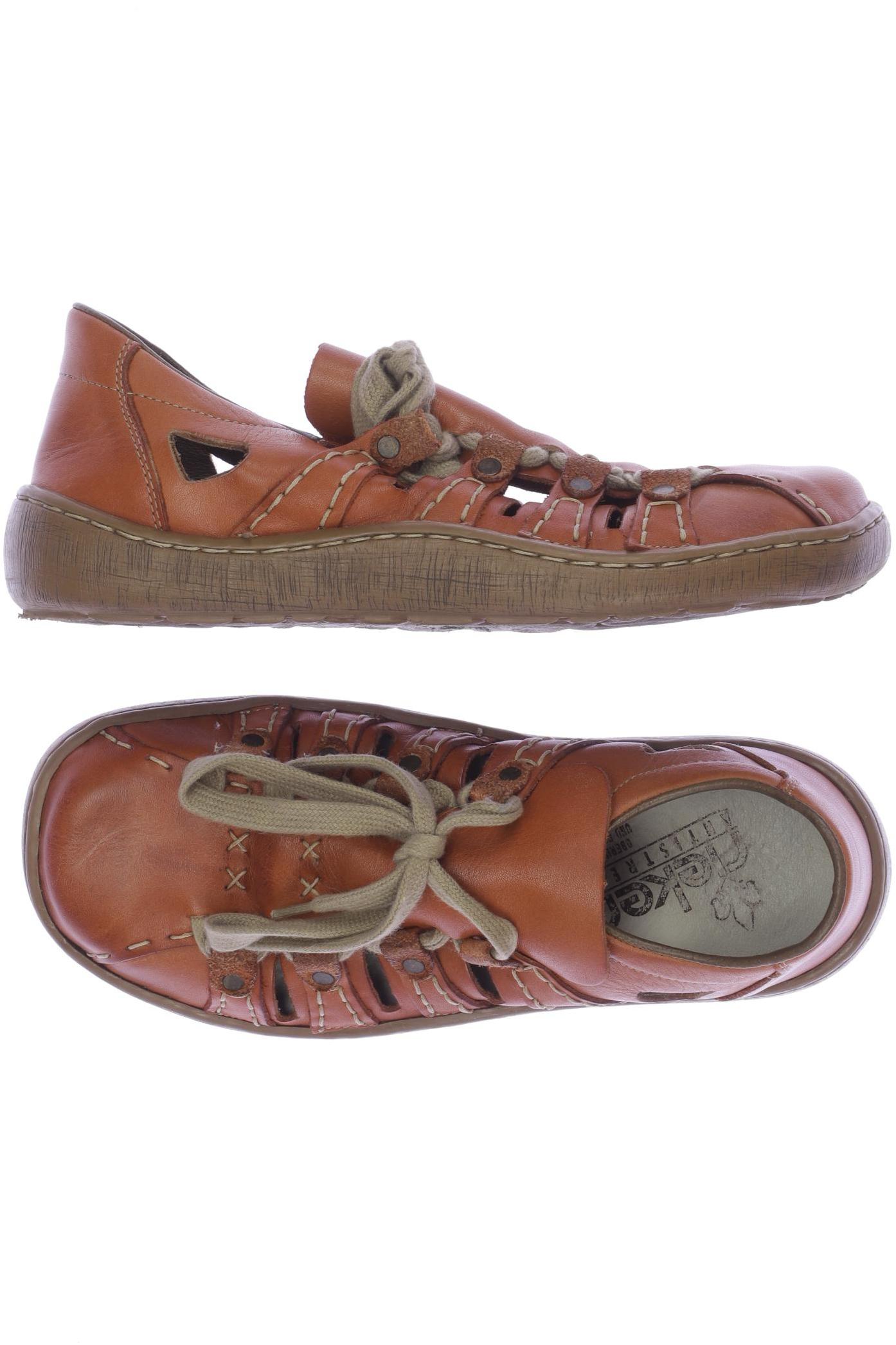 

Rieker Damen Halbschuh, orange, Gr. 39