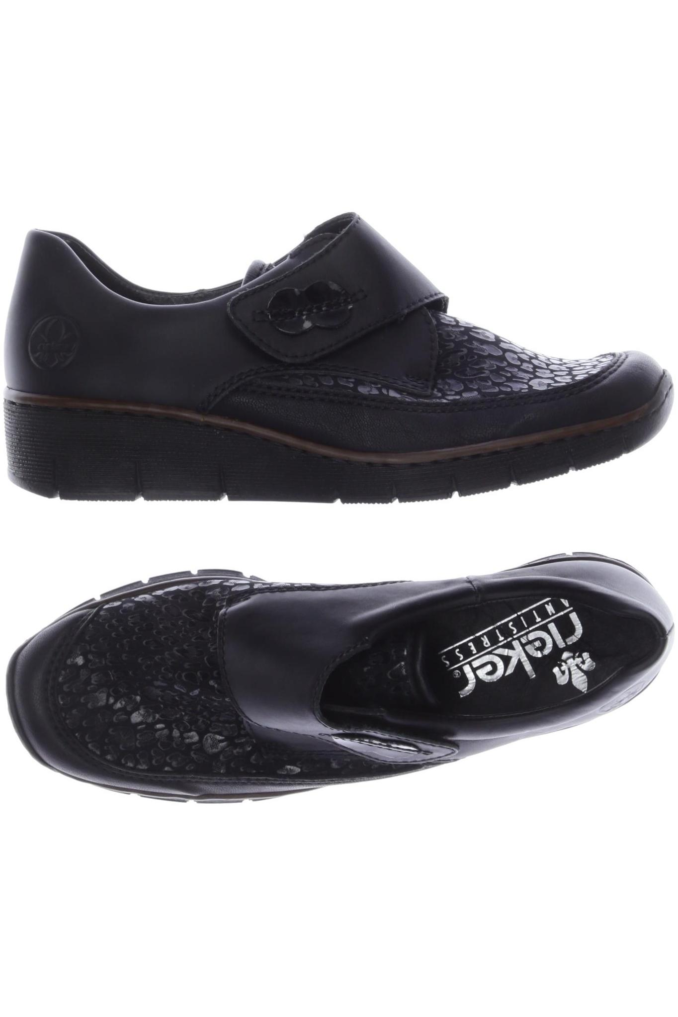 

Rieker Damen Halbschuh, schwarz, Gr. 37